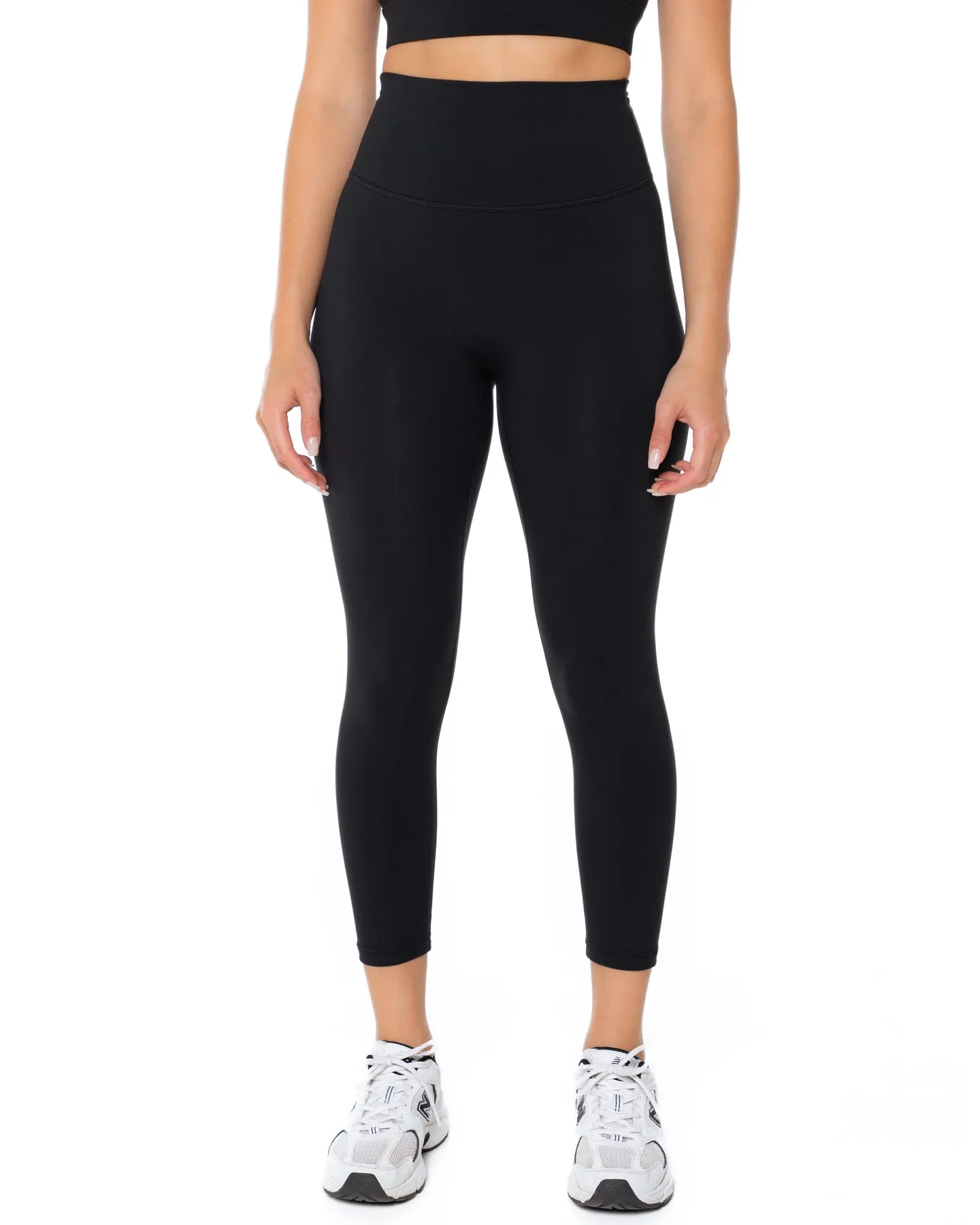 7/8 Aura Scrunch Leggings - Black