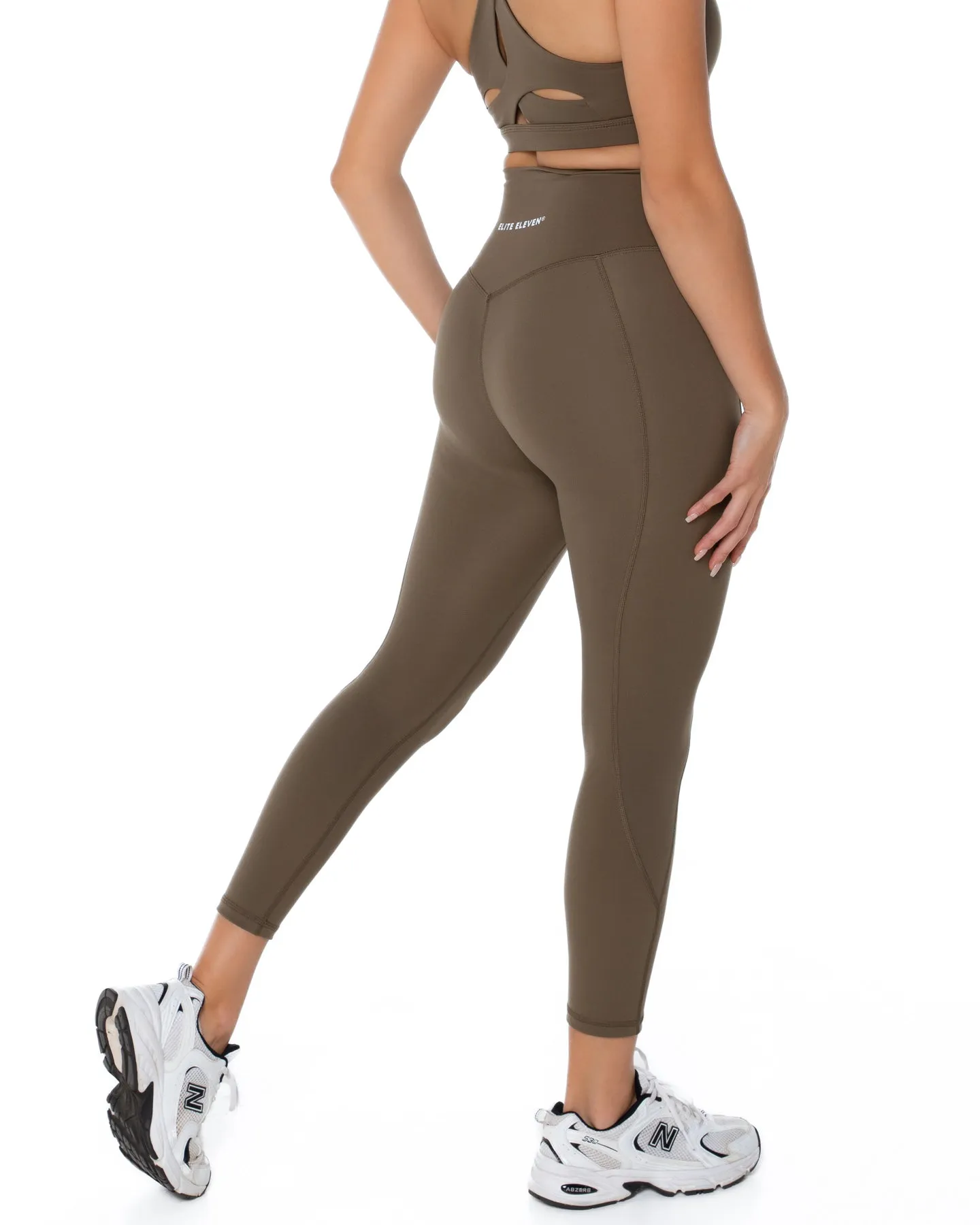 7/8 Curve Leggings - Dusty Khaki