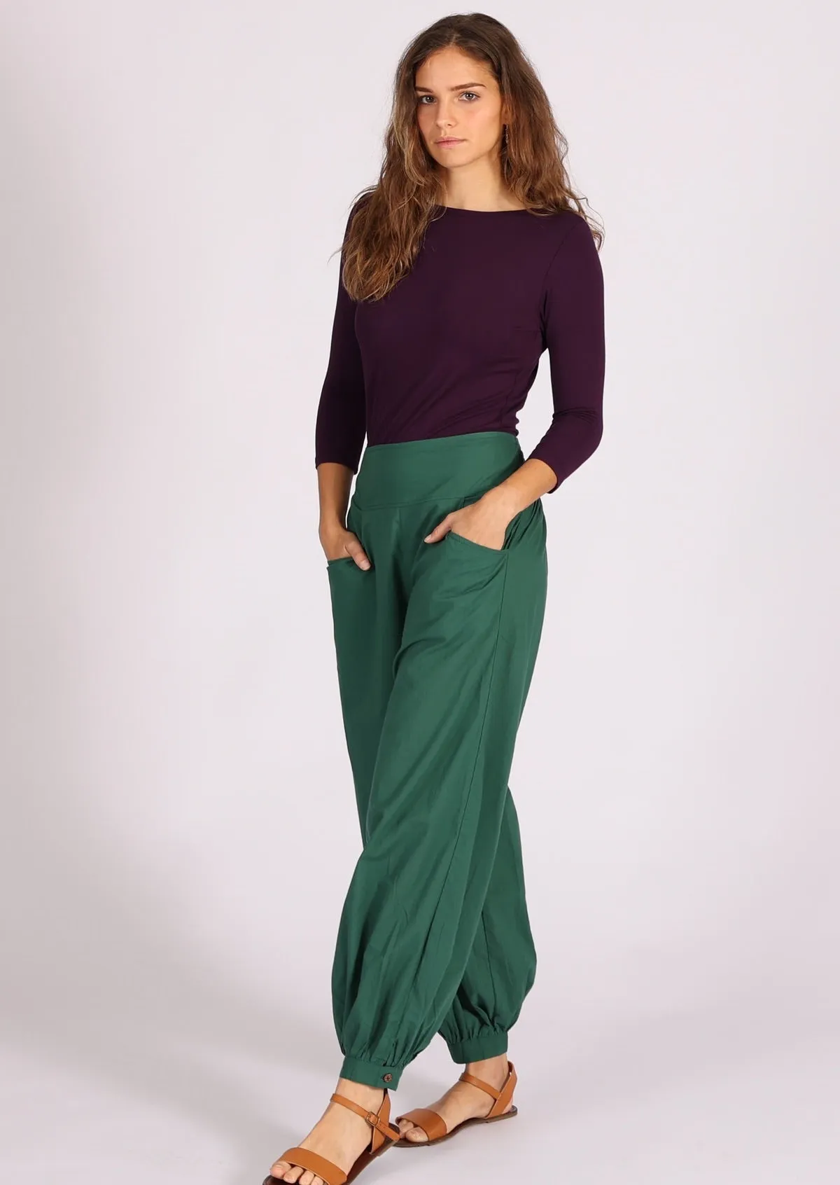 Acapulco Pants Hunter Green