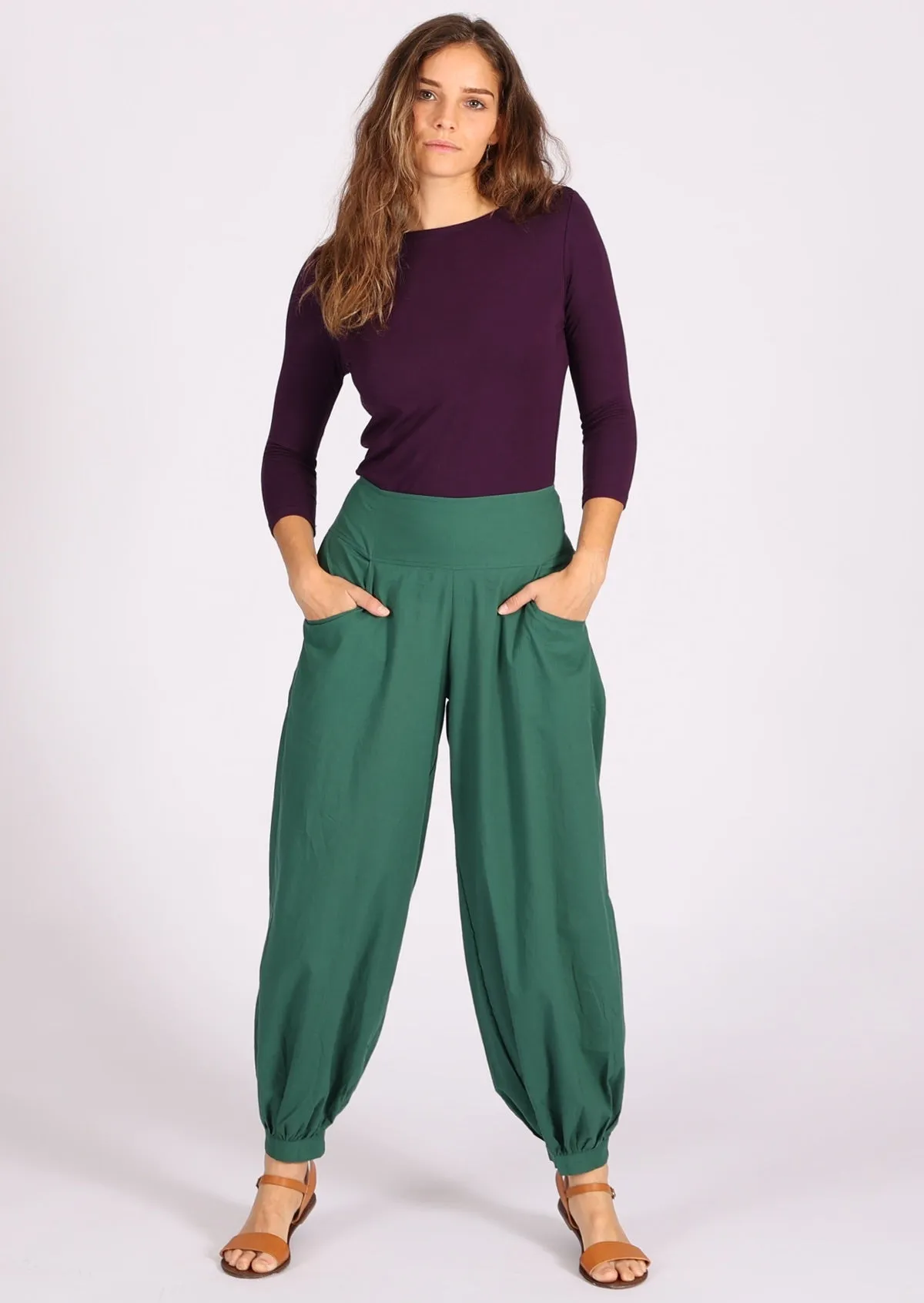 Acapulco Pants Hunter Green