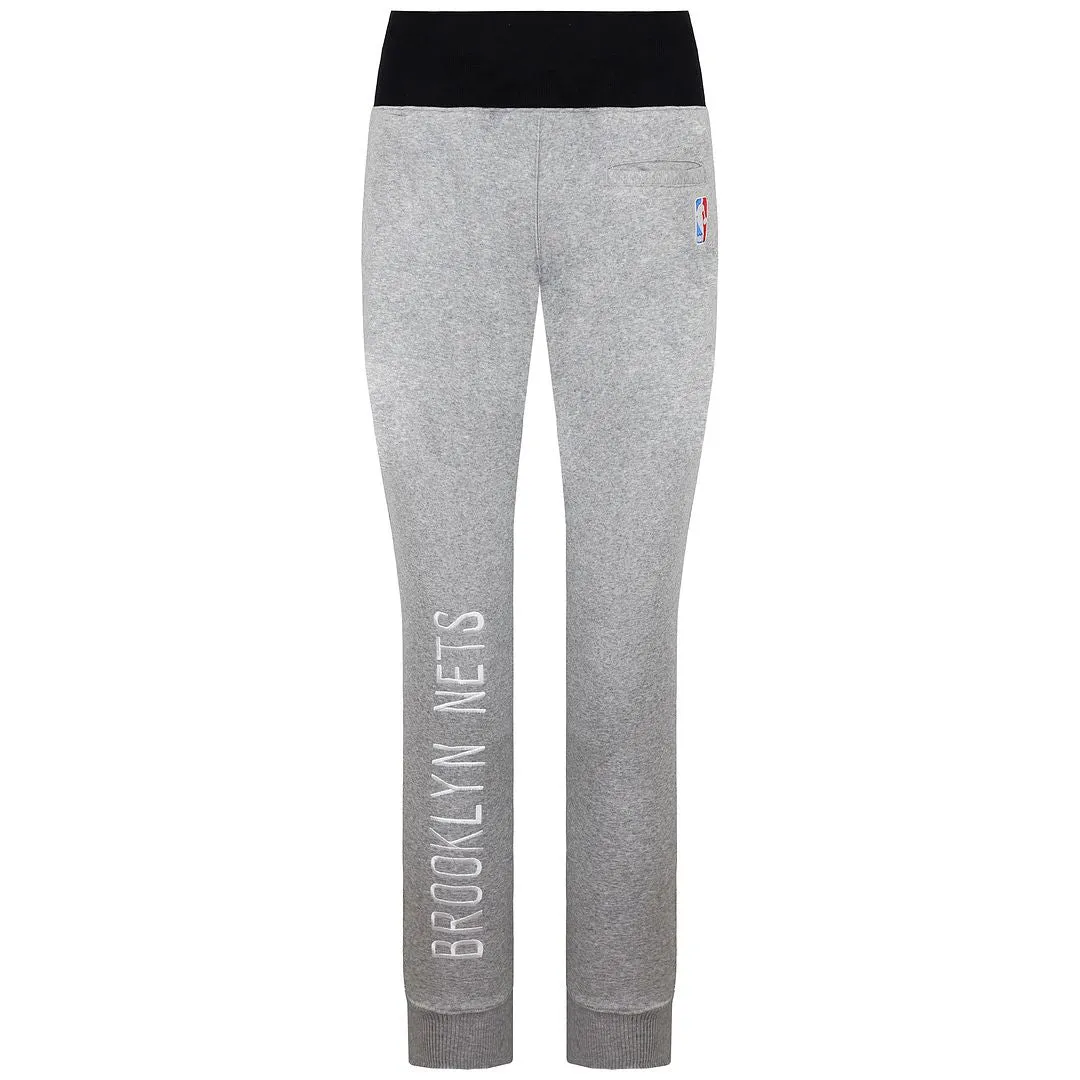 Adidas Brooklyn Nets Womens Grey Track Pants