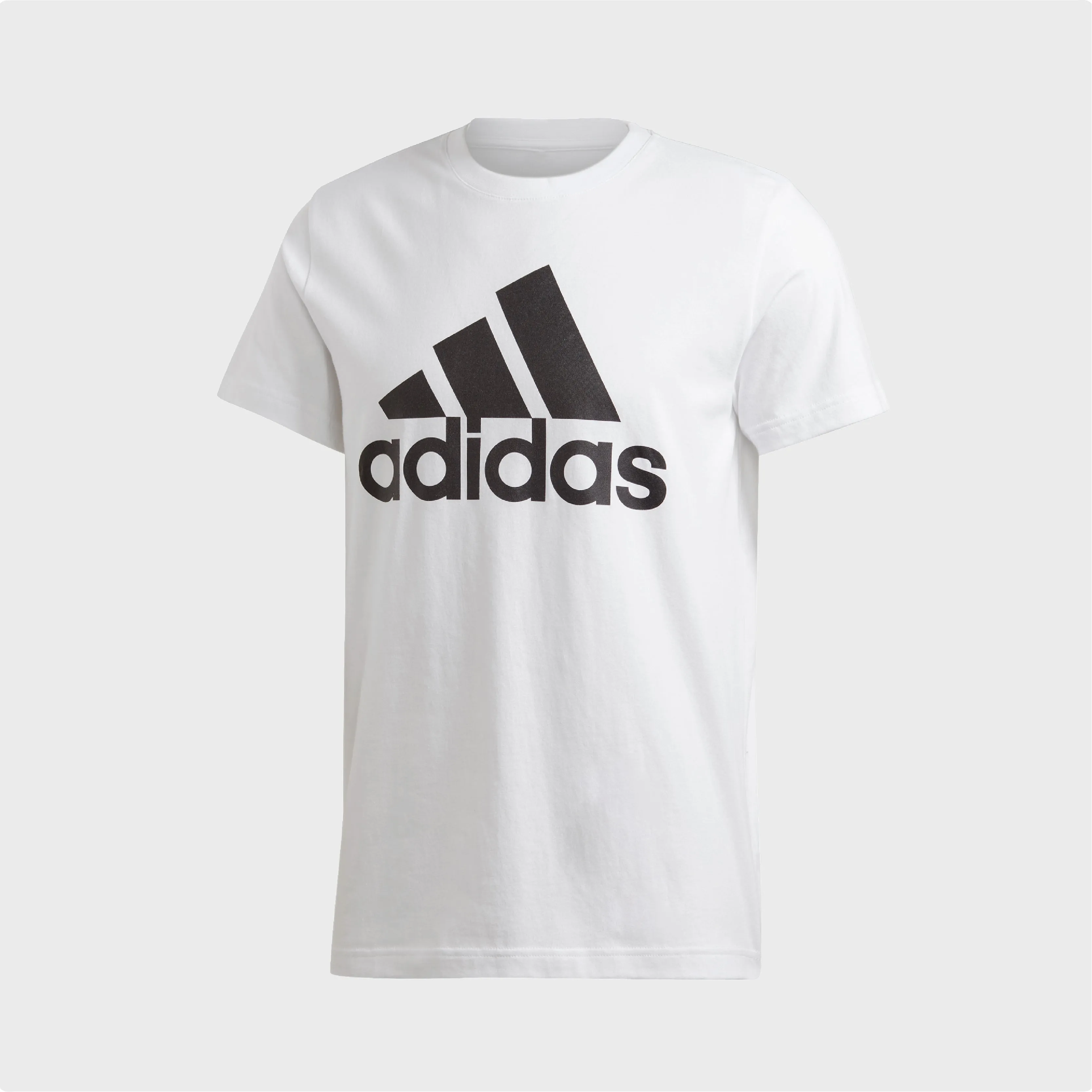 Adidas Mens Badge Of Sport T-shirt White/Black _ 166377 _ White