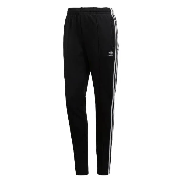 ADIDAS SUPERSTAR TRACK PANTS - BLACK WHITE