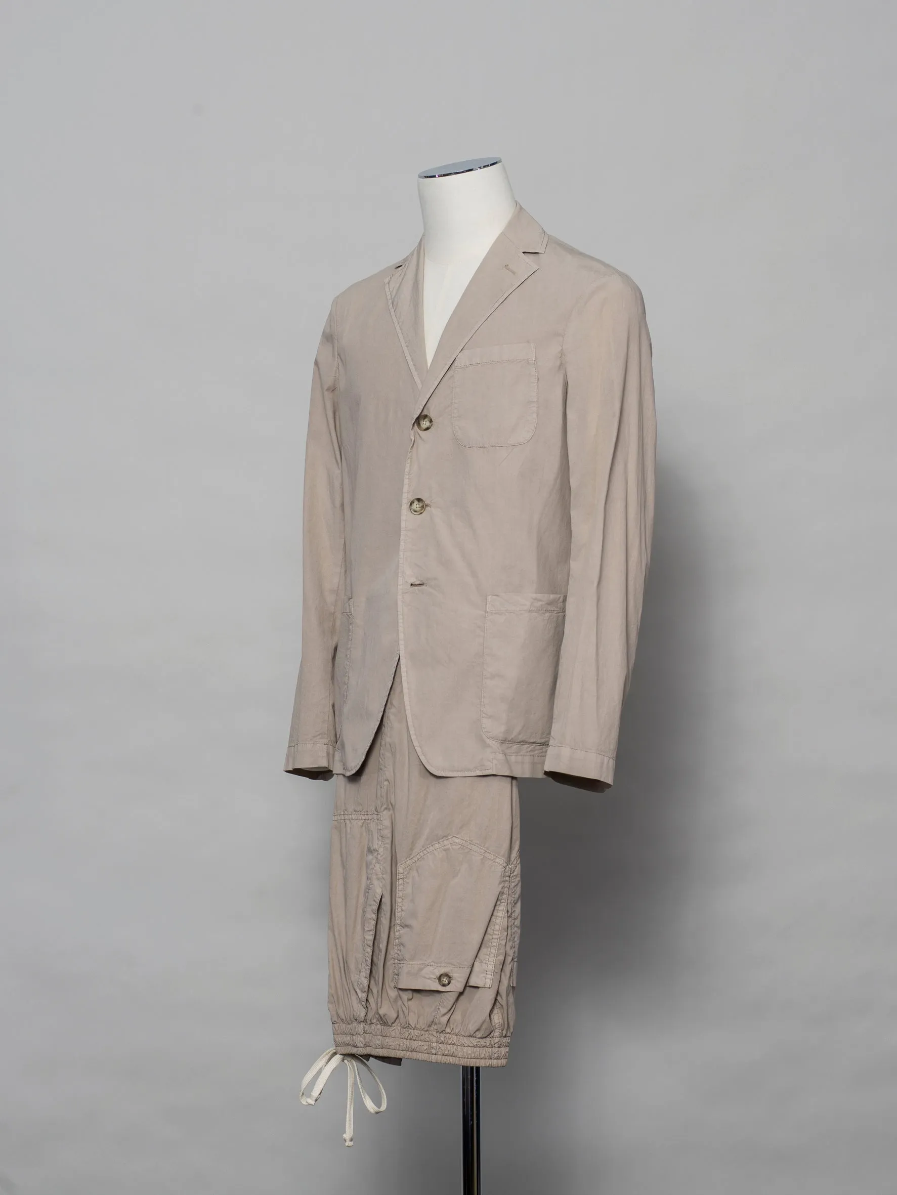 Altea Unconstructed Lightweight Shirt Jacket / Beige