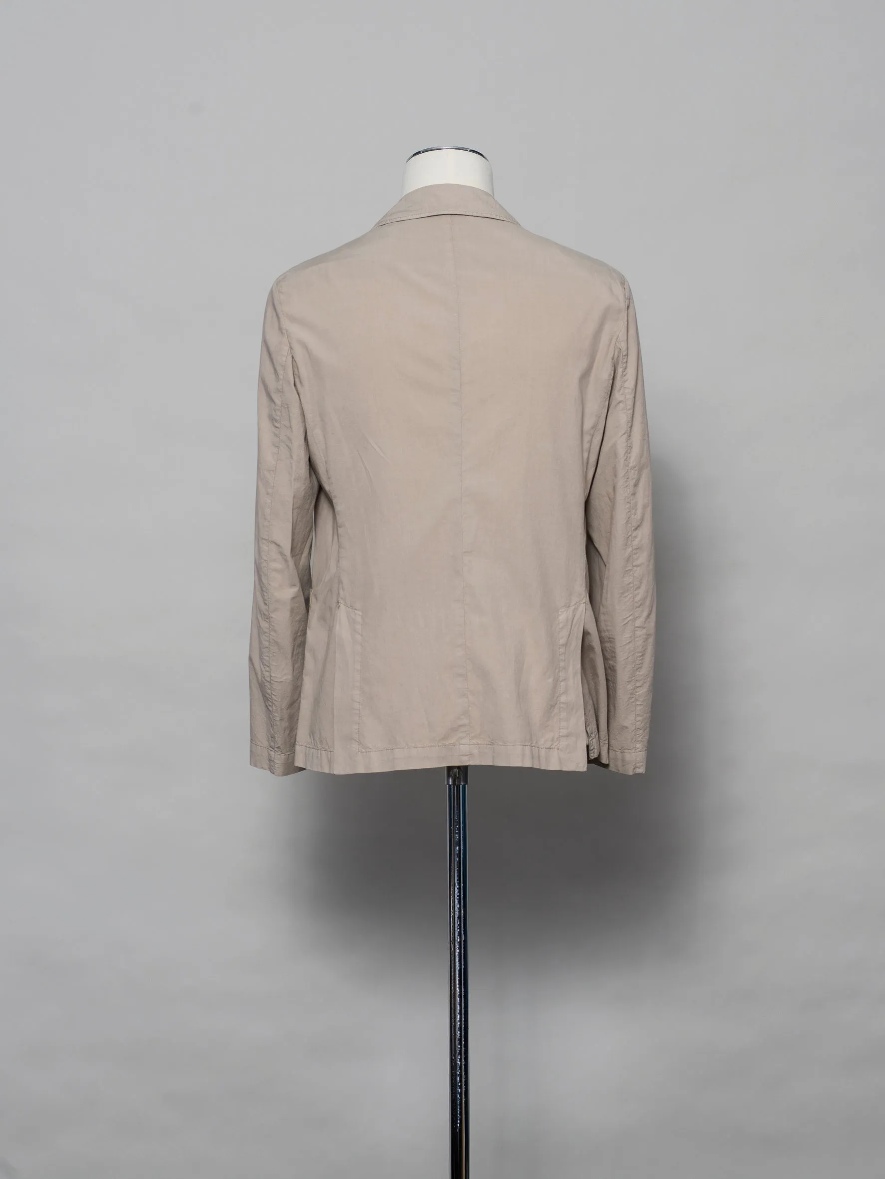 Altea Unconstructed Lightweight Shirt Jacket / Beige