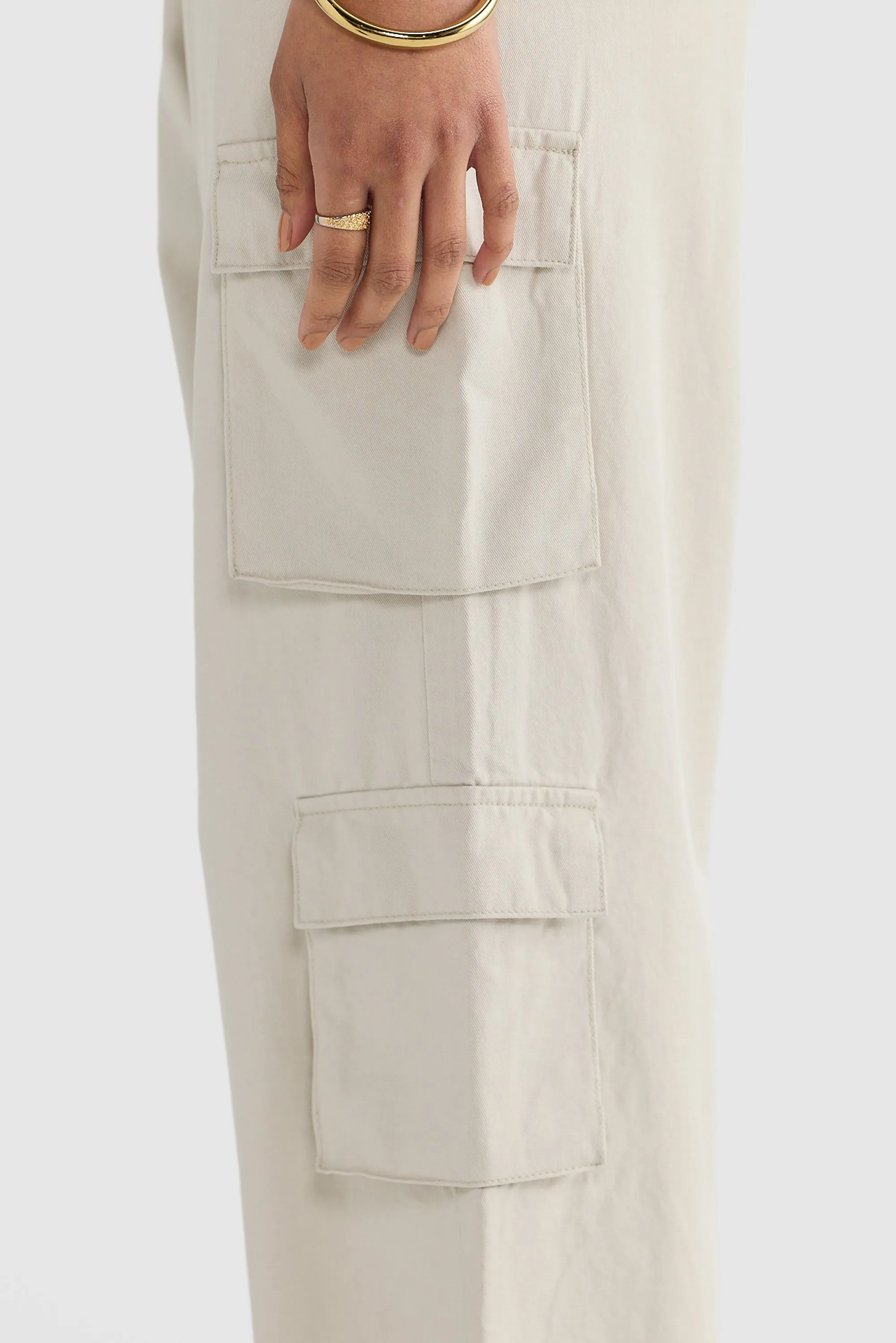 Arden Cargo Pants Stone