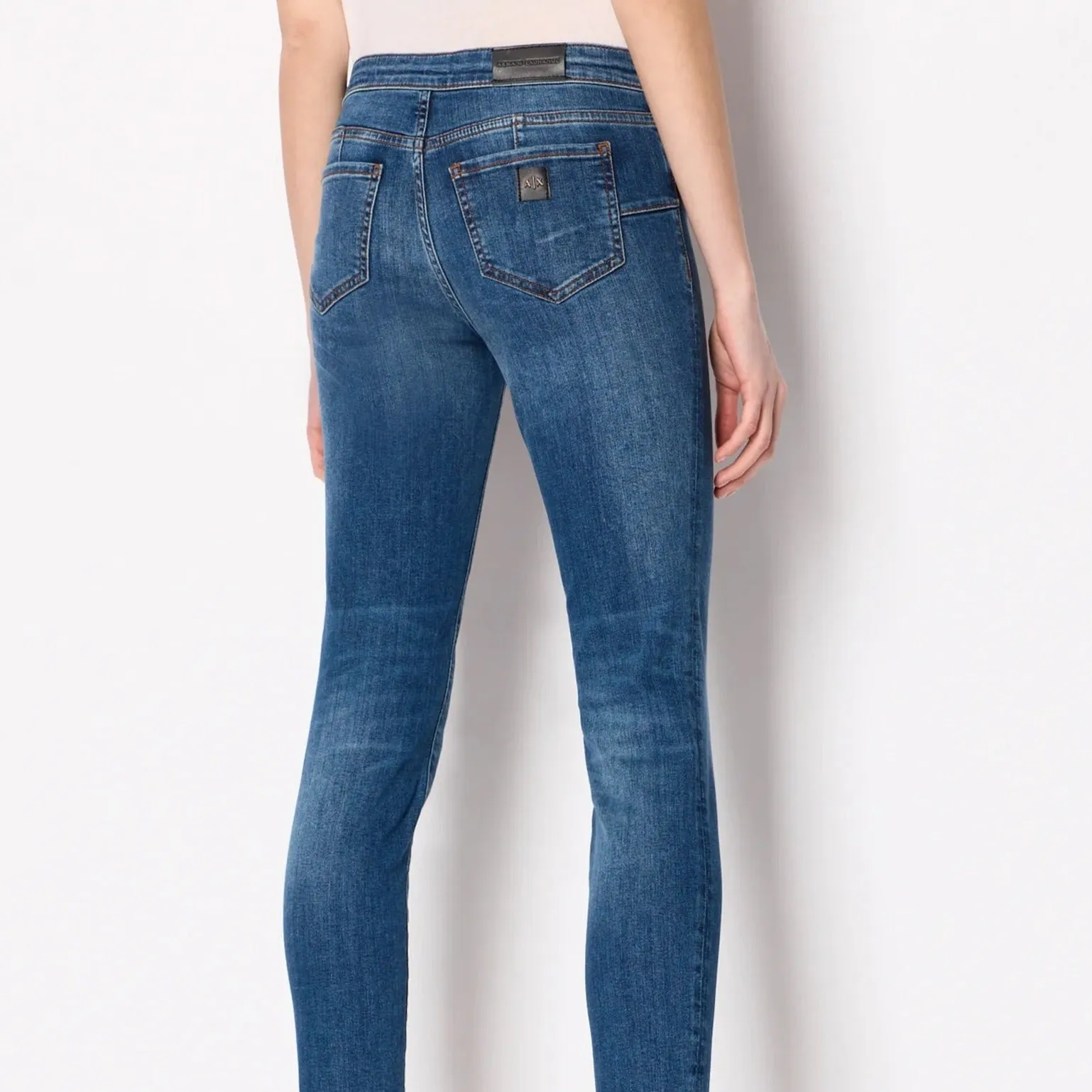 Armani Exchange Womens Jegging Lift Up Denim Jeans