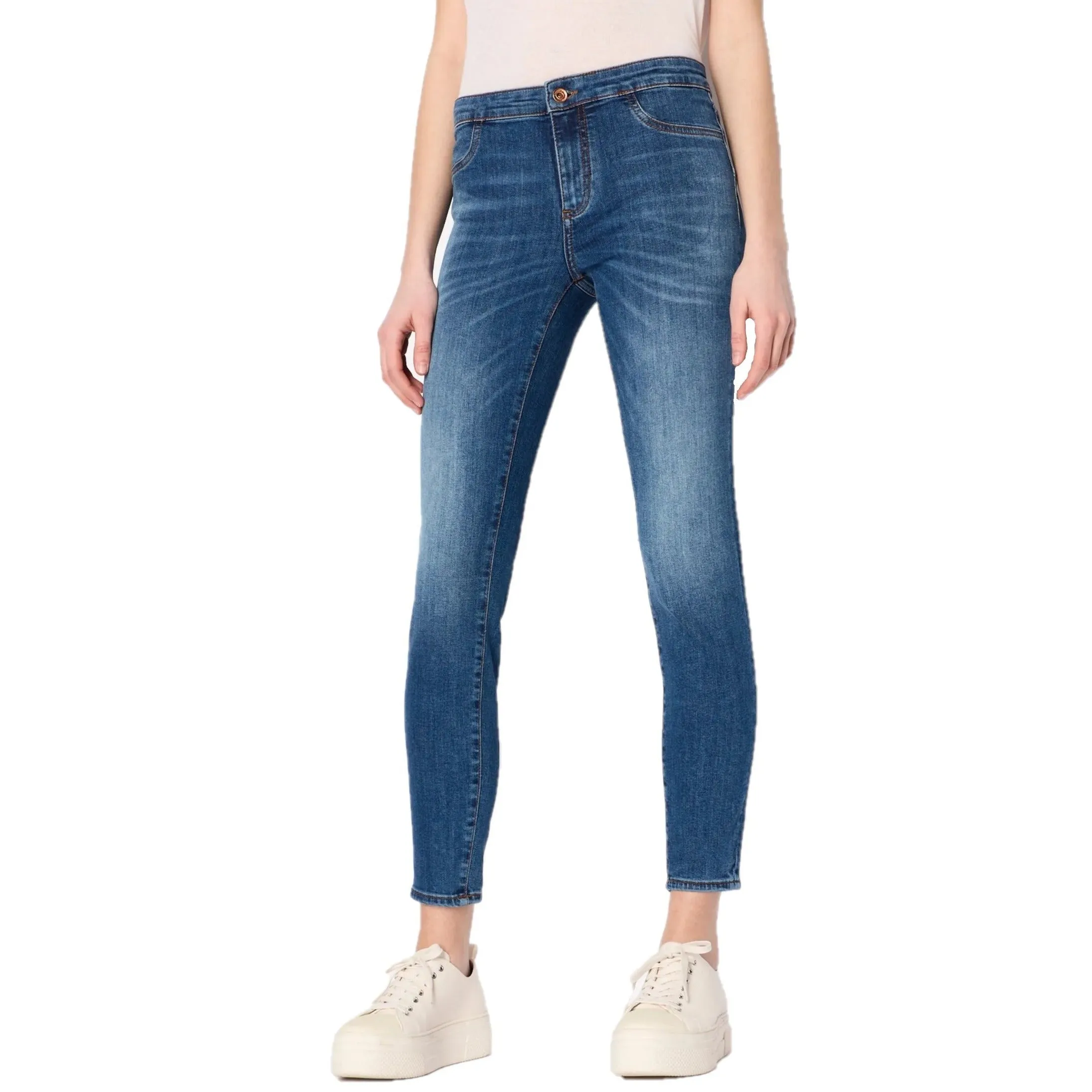 Armani Exchange Womens Jegging Lift Up Denim Jeans