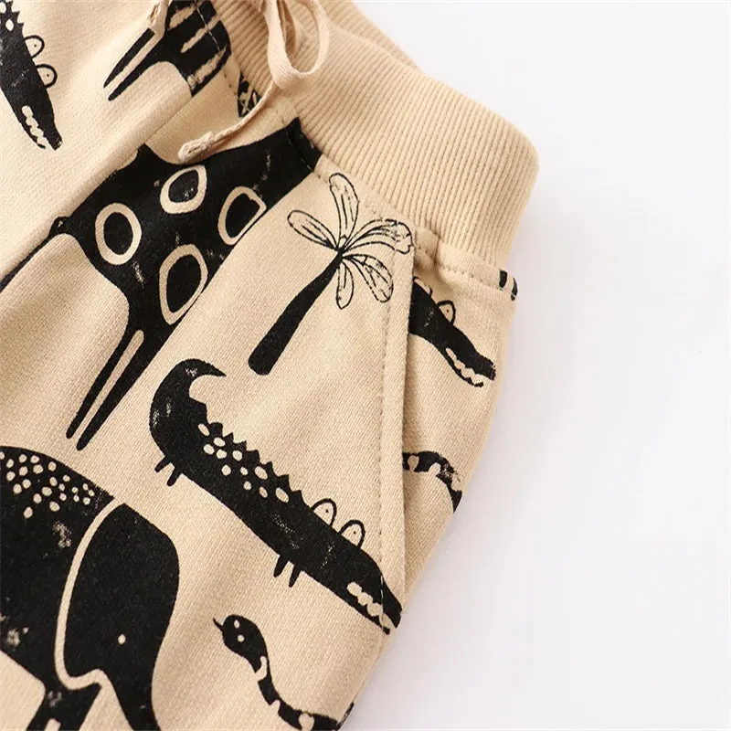 Baby Boy Animal 2-7T All-Season Drawstring Pants