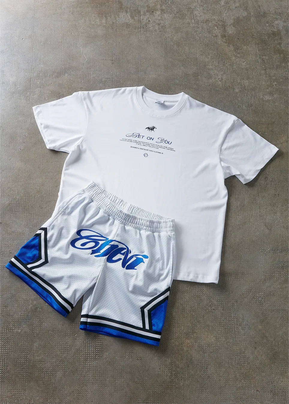 BASKET SHORTS WHITE