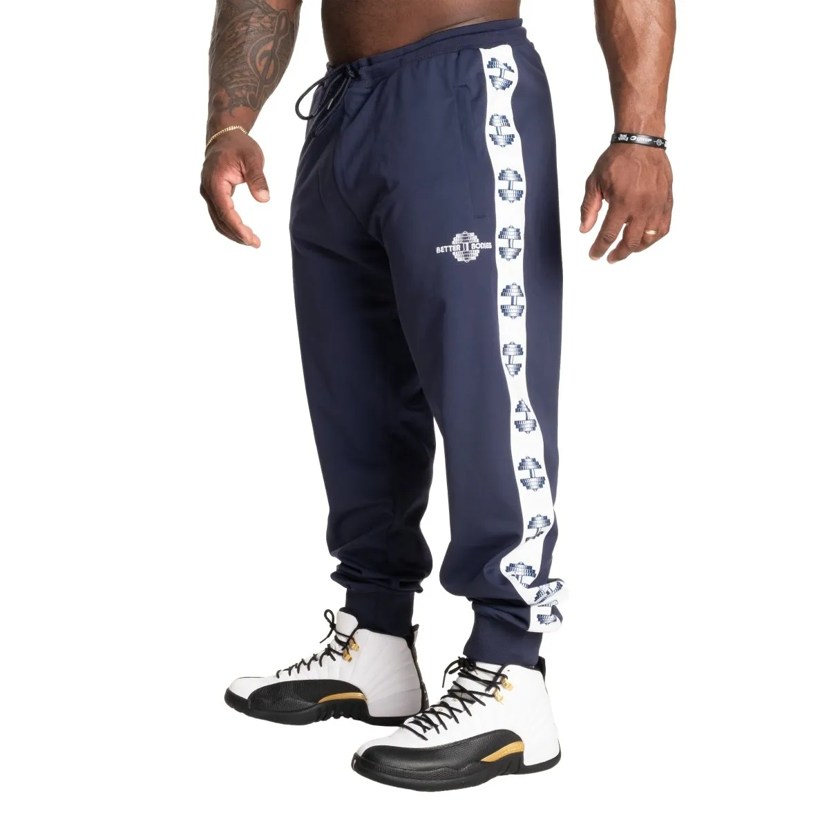 Better Bodies Bronx Track Pants - Navy V2