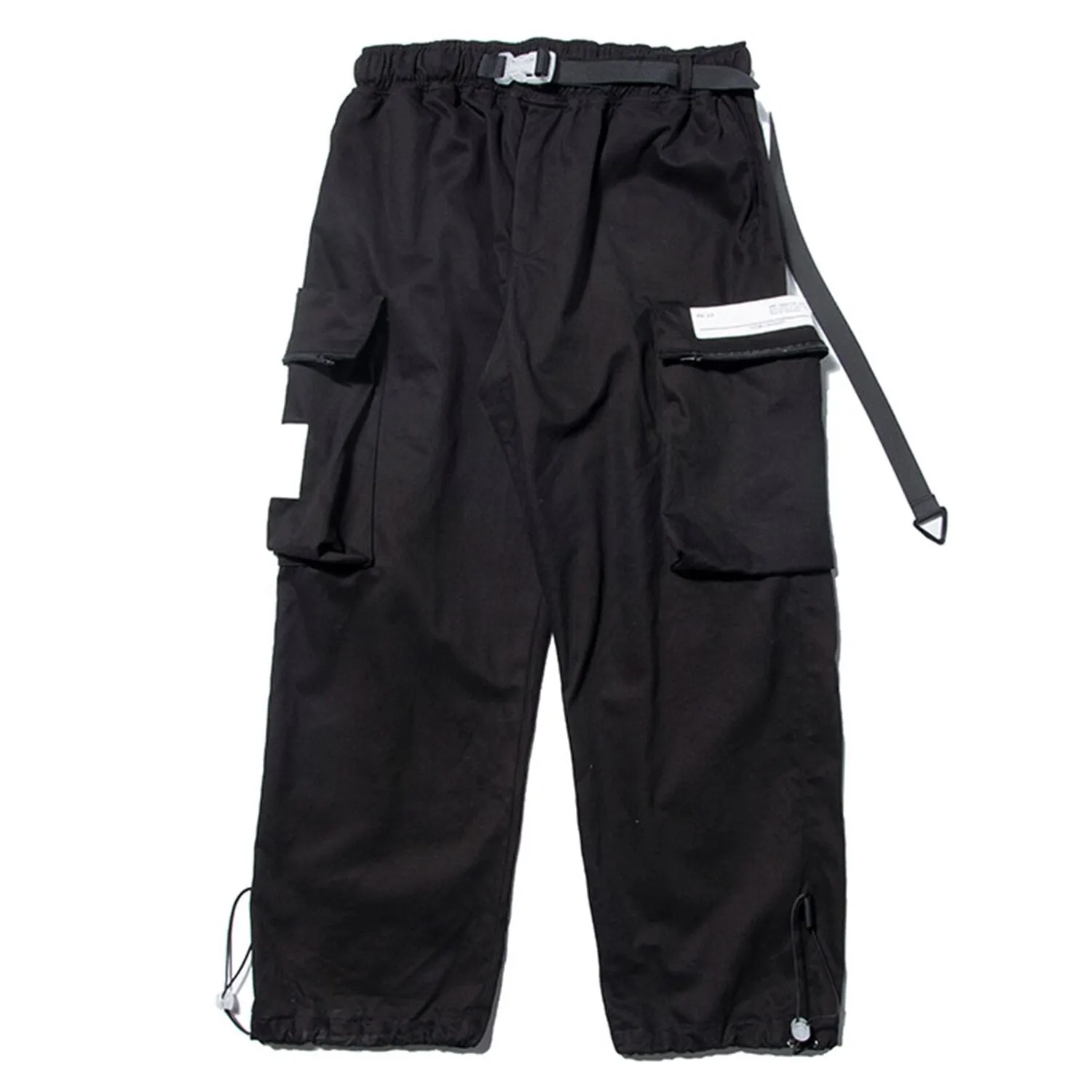 Big Pockets Male Harem Cargo Pants Harajuku Streetwear Sweatpants Hip Hop Casual Joggers Men Trousers Oversized