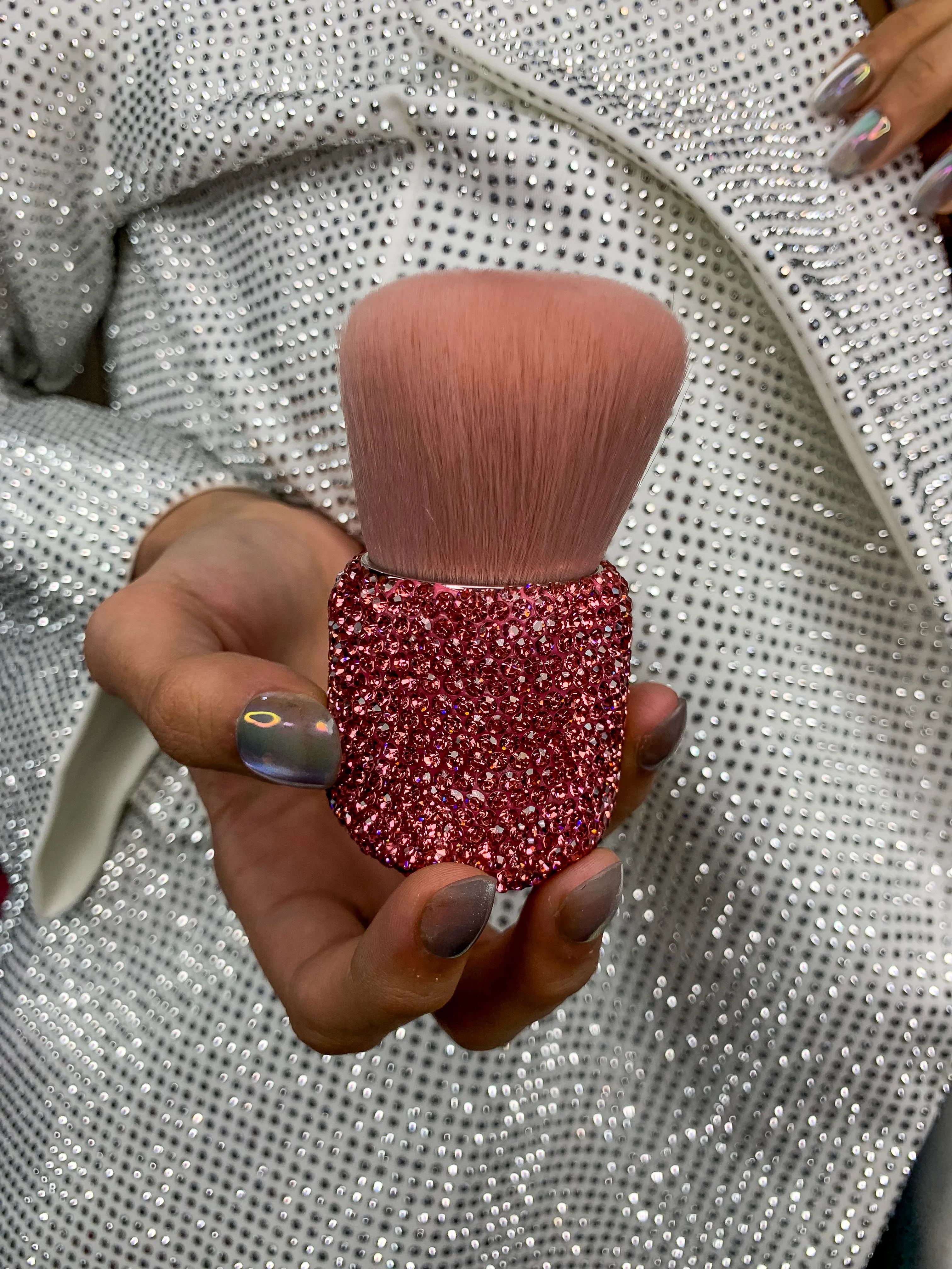 Bling Makeup Brush - Pink