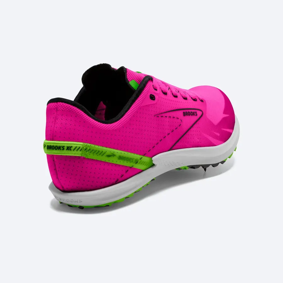 Brooks Unisex Draft XC (Pink Glo/Green/Black)