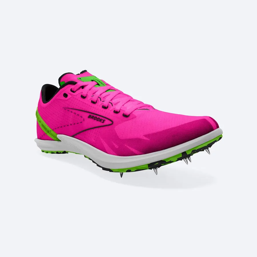 Brooks Unisex Draft XC (Pink Glo/Green/Black)