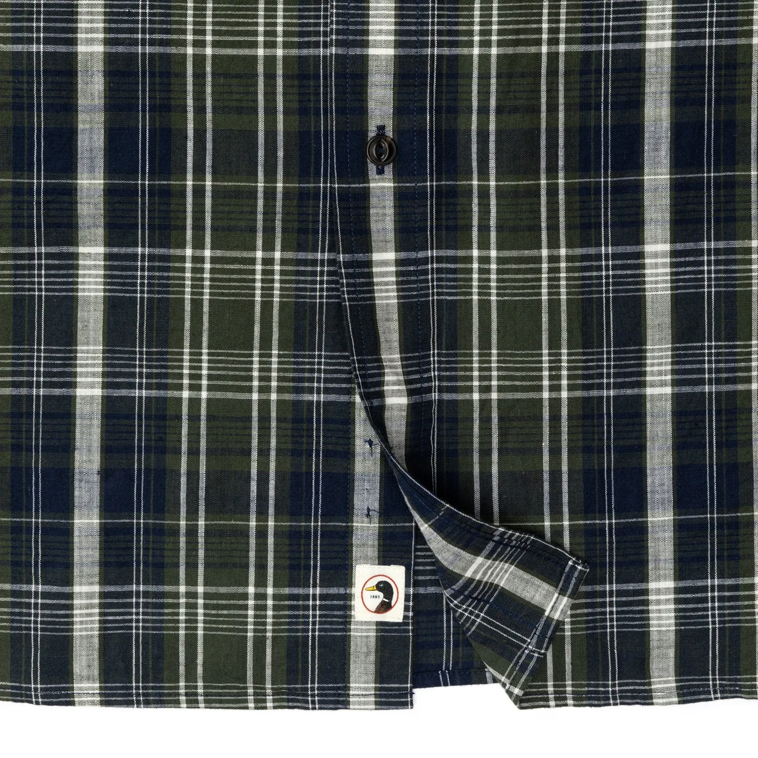 Bruing Plaid Cotton Slub Sport Shirt