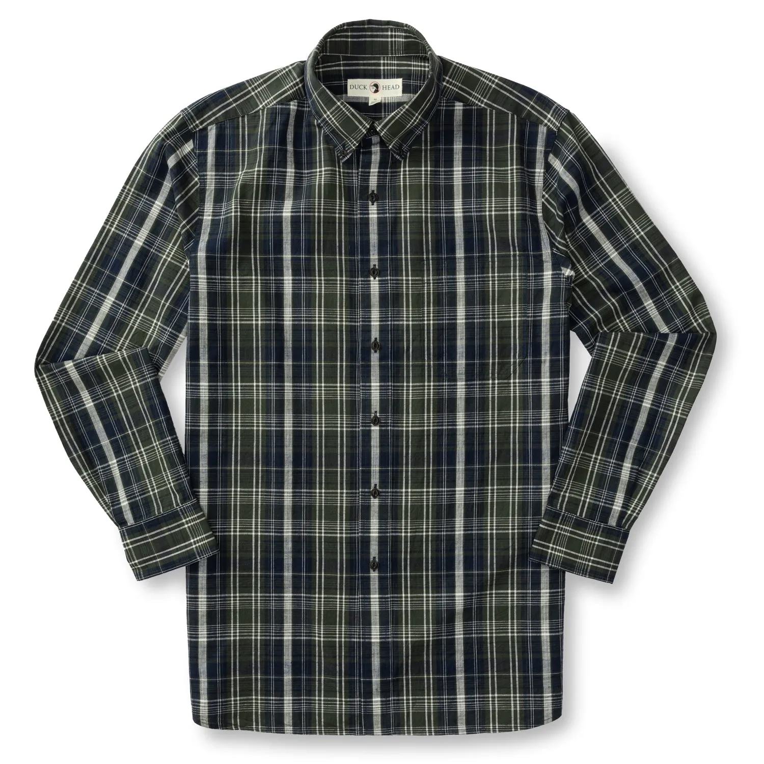 Bruing Plaid Cotton Slub Sport Shirt