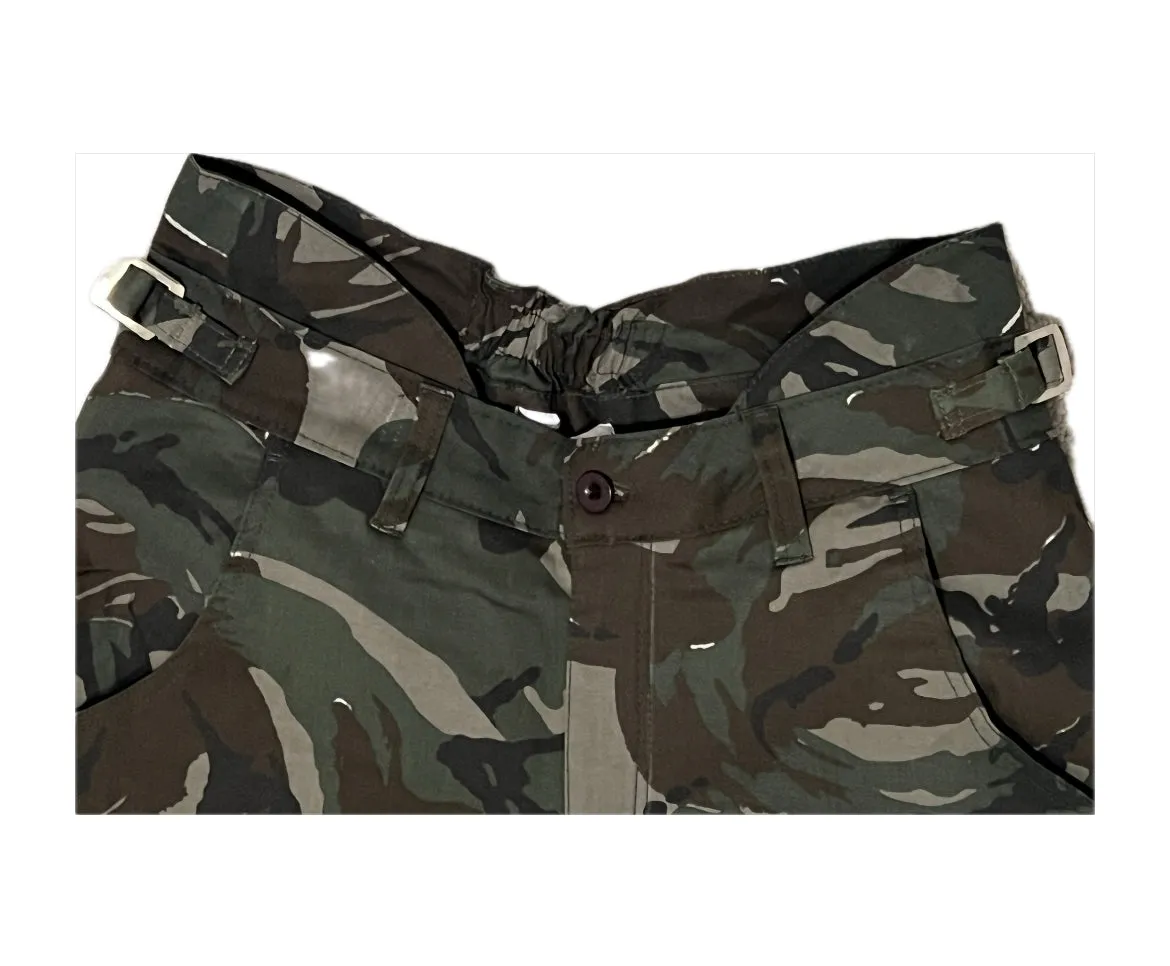 Camouflage Protective Pants Regular Height with Rear Ruching