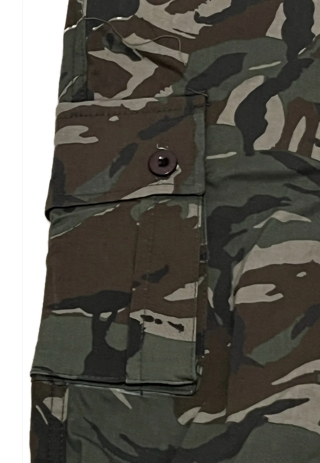 Camouflage Protective Pants Regular Height with Rear Ruching