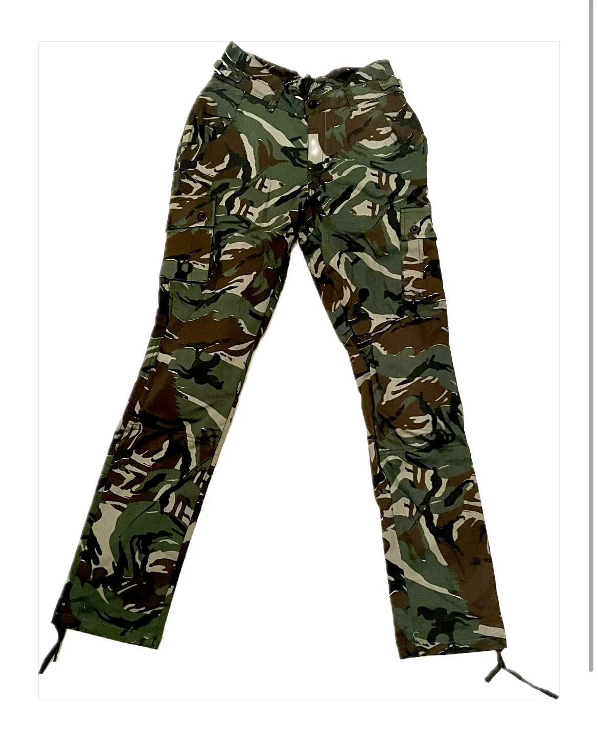 Camouflage Protective Pants Regular Height with Rear Ruching