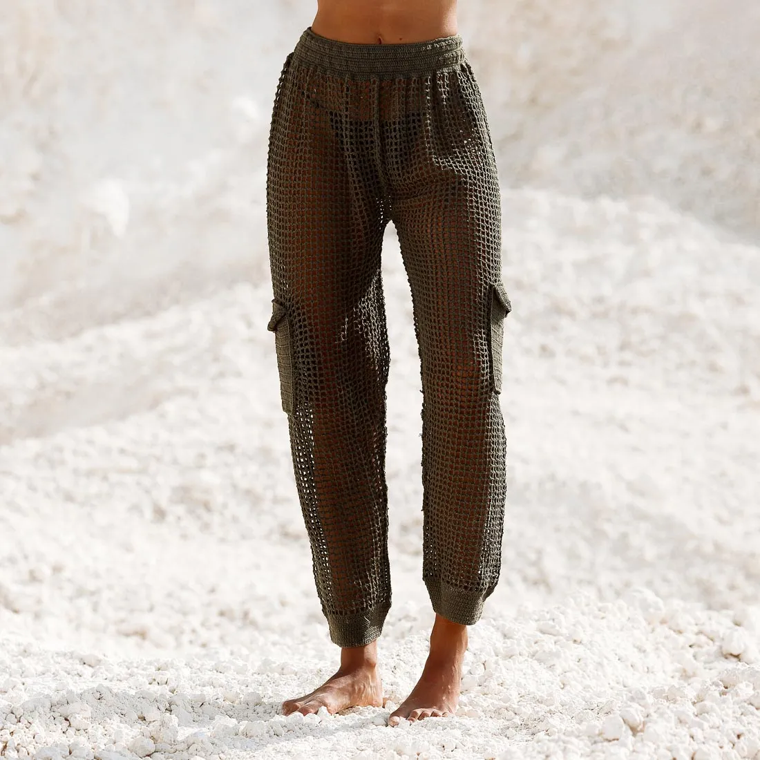 Cargo Crochet Pants