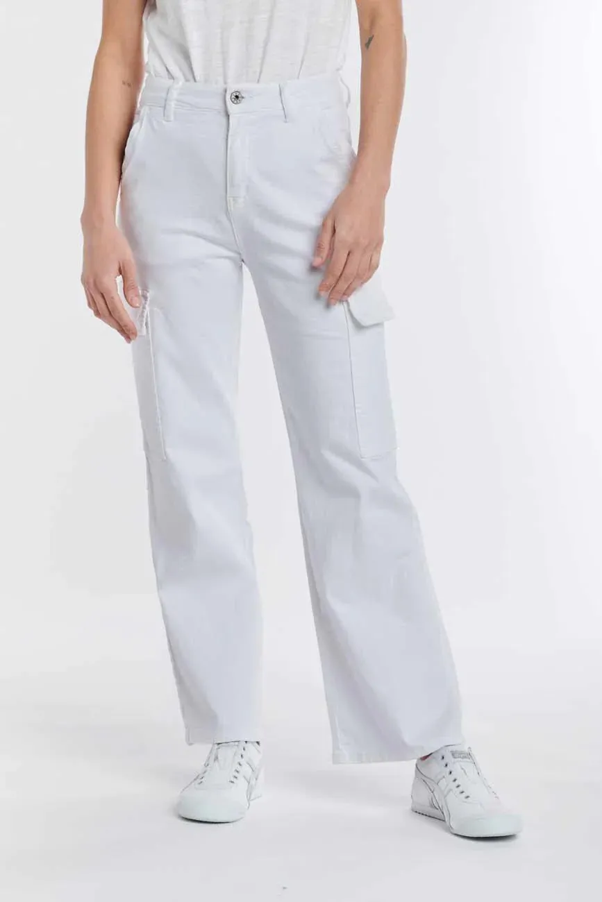 Cargo Jean White