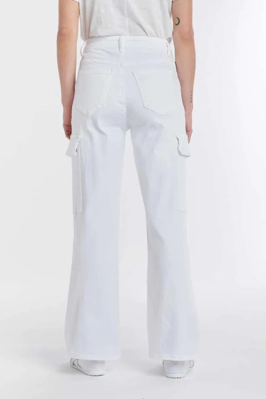 Cargo Jean White