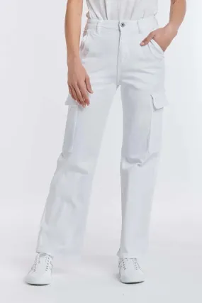 Cargo Jean White