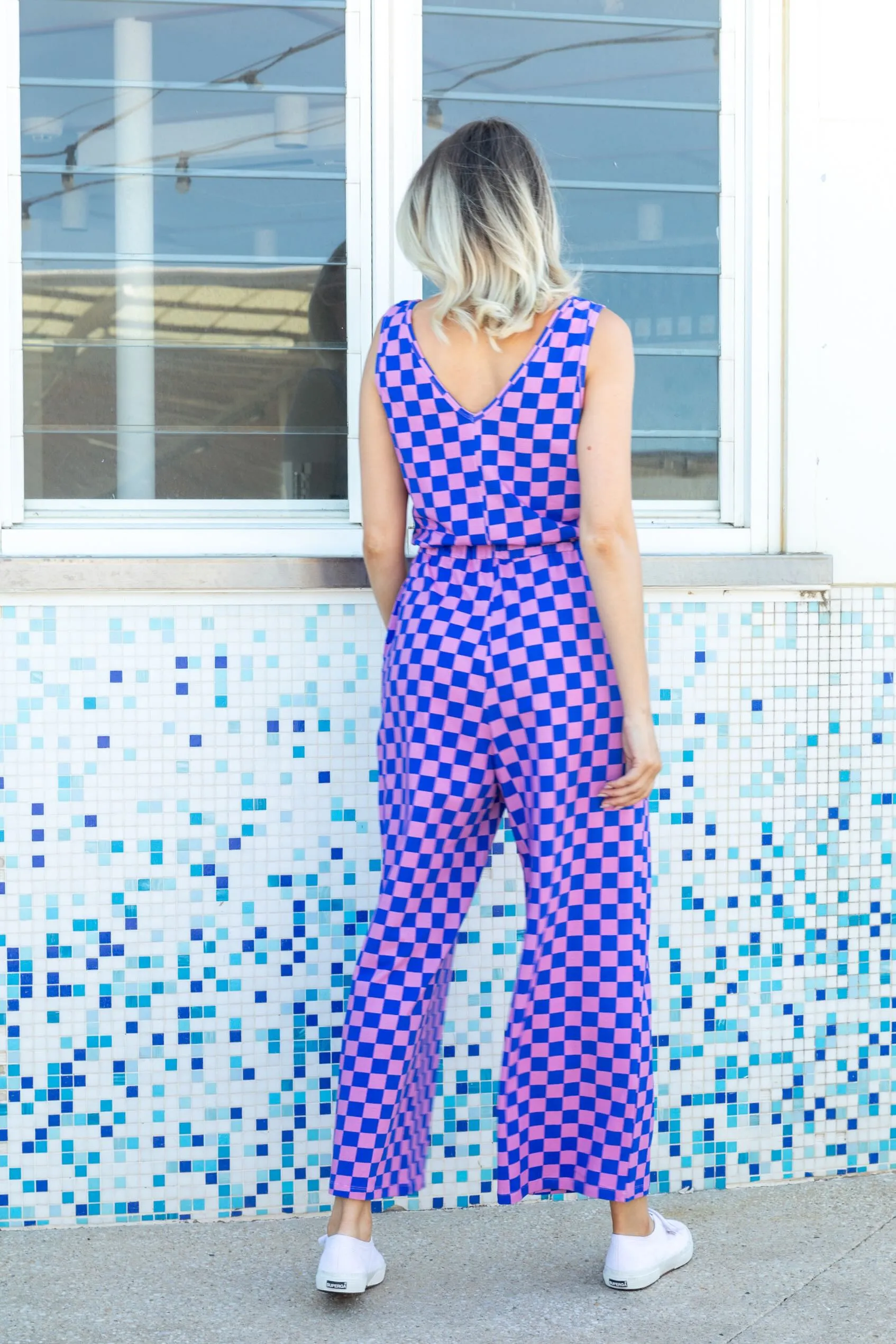 CHECK IT Stretch Jumpsuit