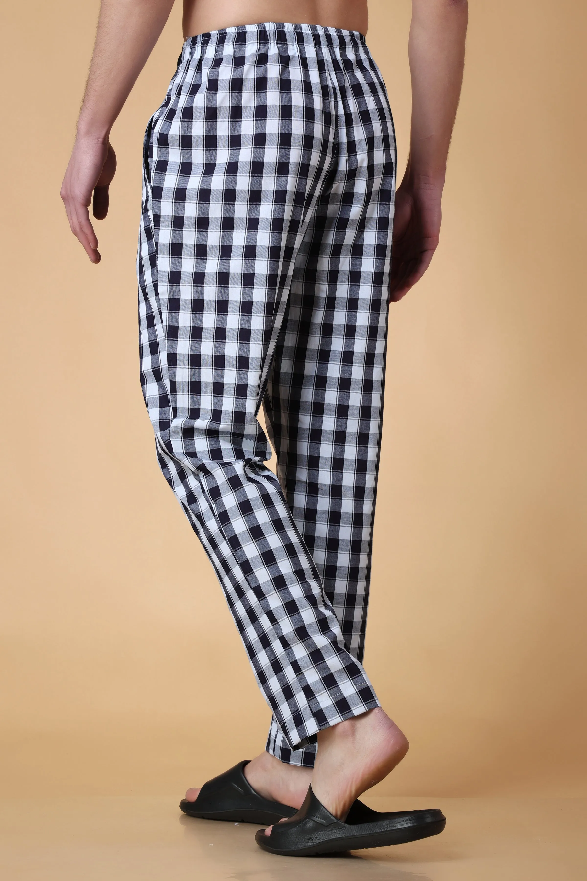 Classic Black Checked Cotton Pajama