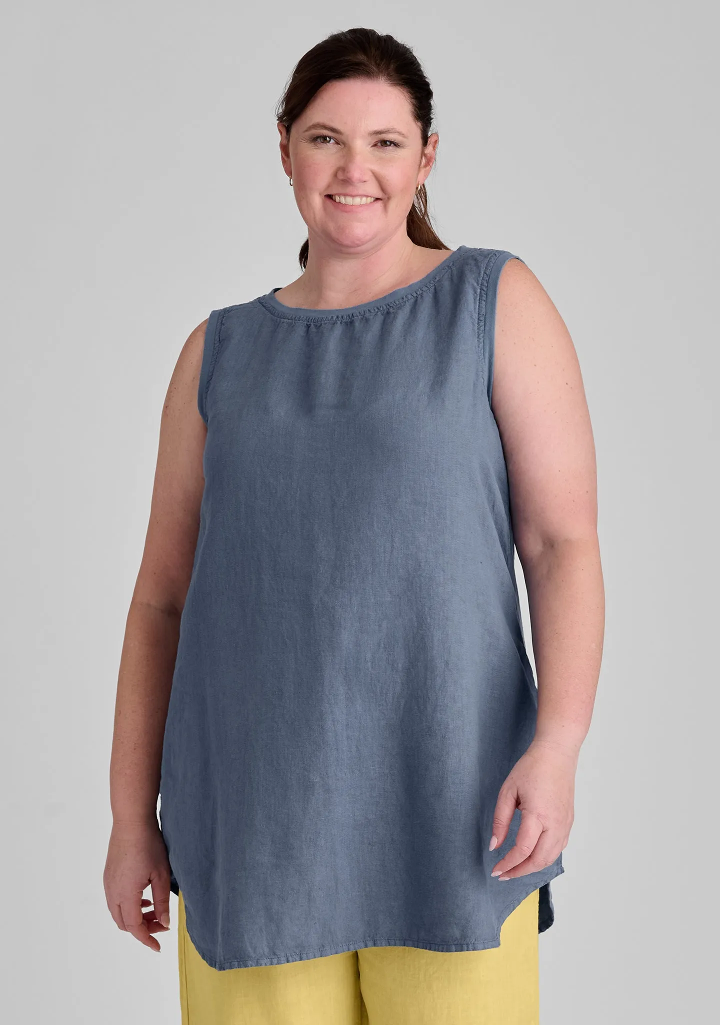 Coastal Tunic - Linen Tank Top