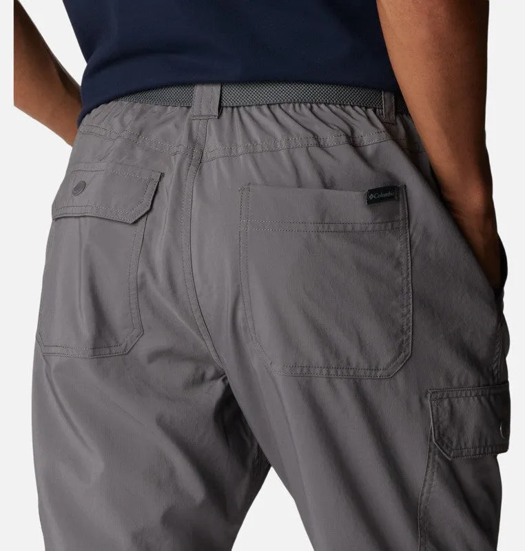 Columbia Mens Silver Ridge Utility Pant-GREY SHORT