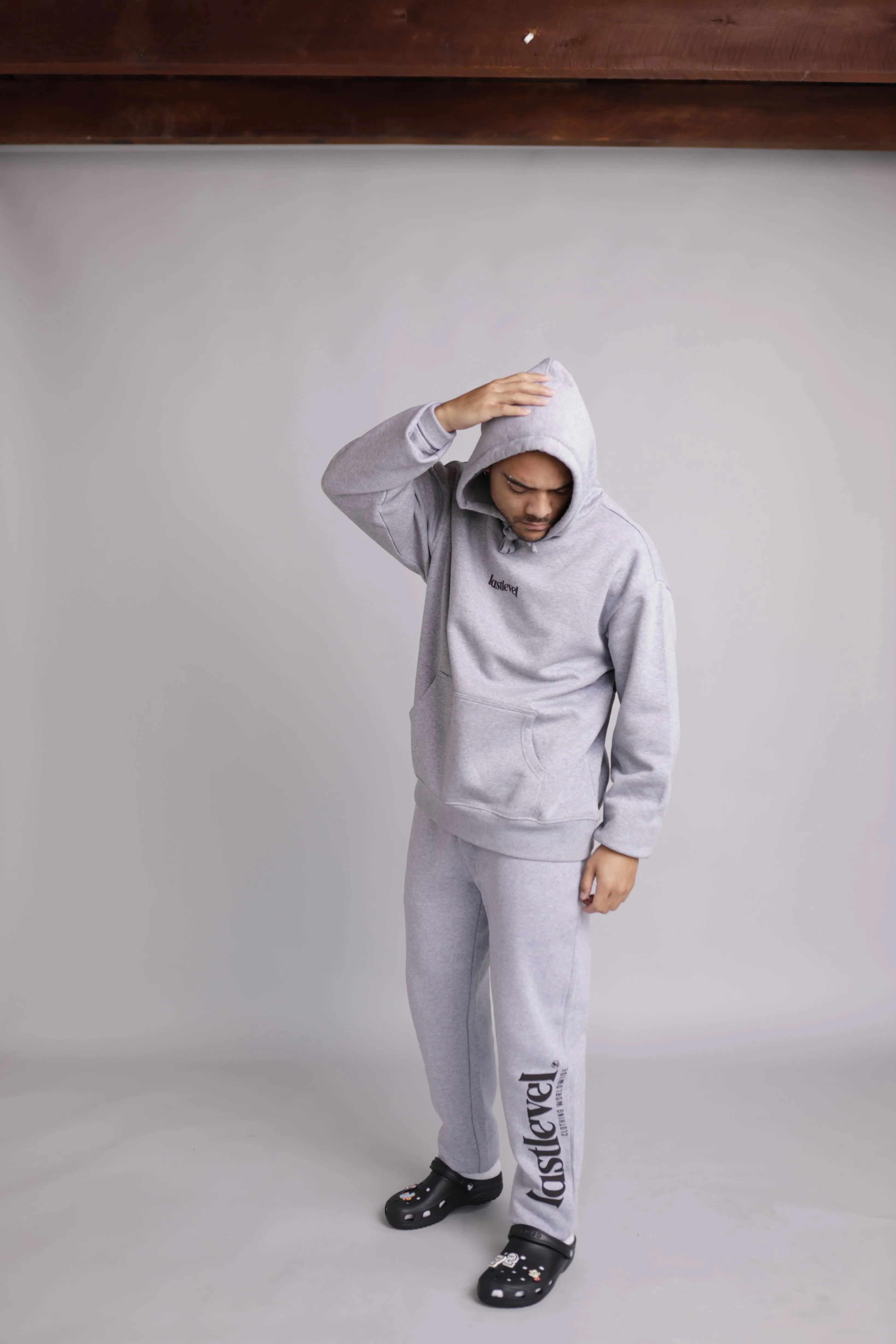 COMFY Fleece Track Pants - Grey Marle