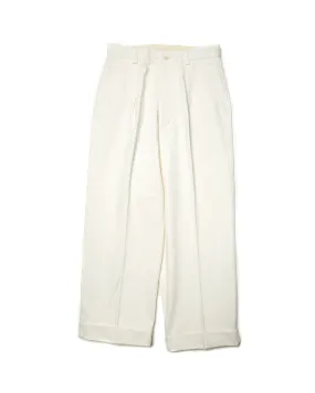 Commander Chevron Pattern Pleated Trouser