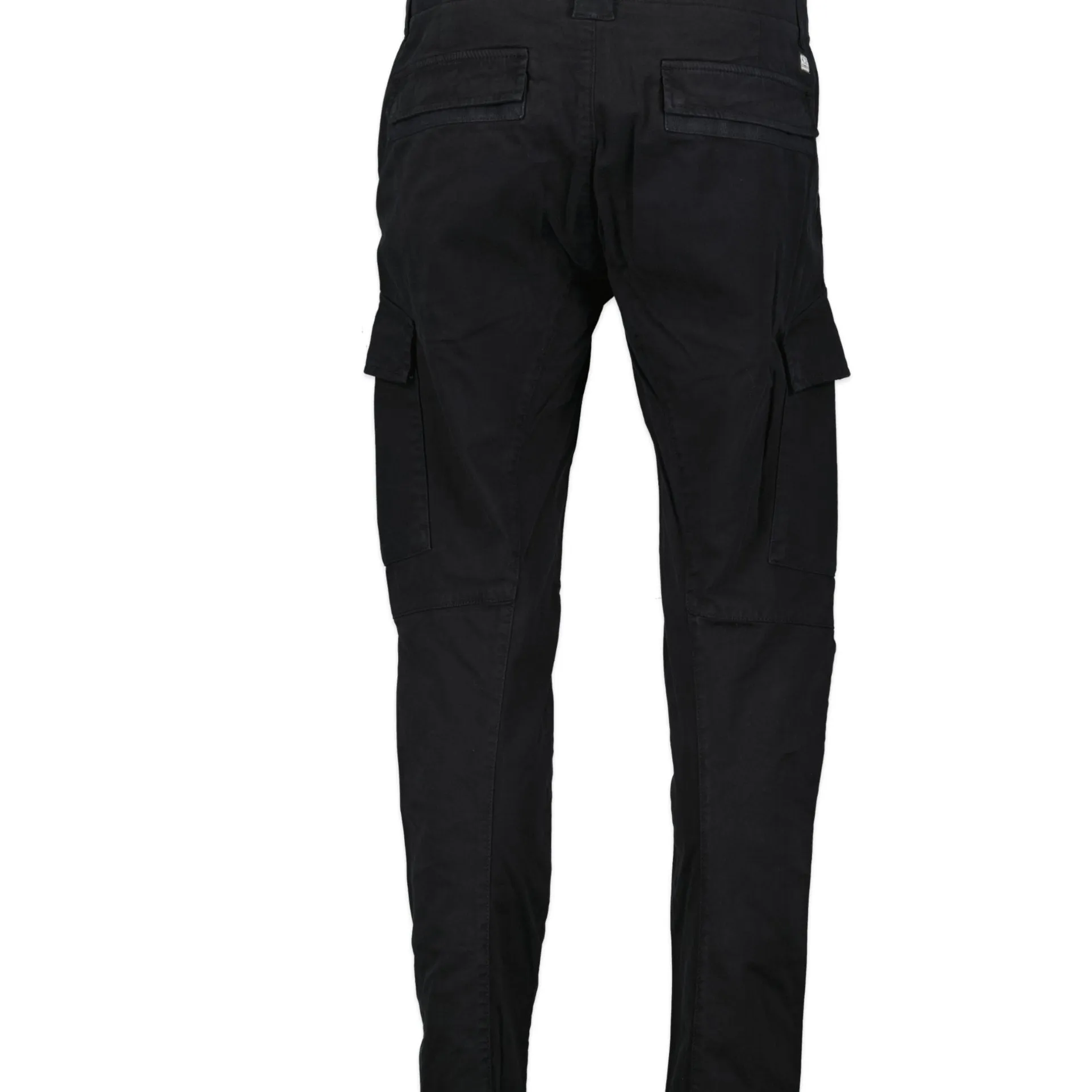 CP COMPANY Stretch Sateen Zip Pocket Cargo Pants Black