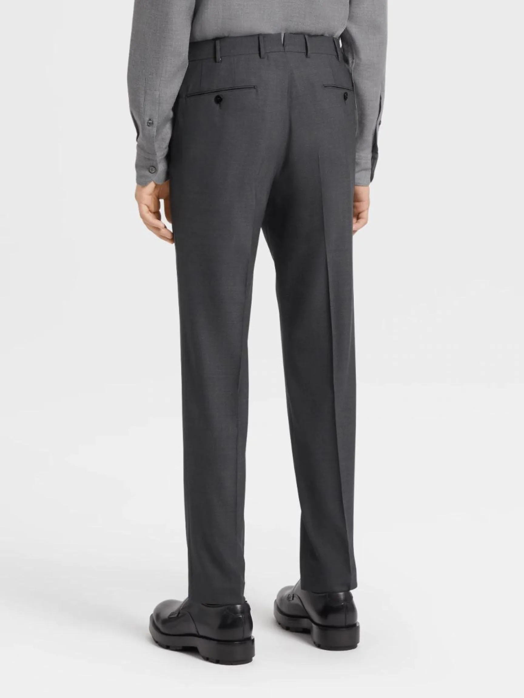 Dark Grey High Performance Wool Pants