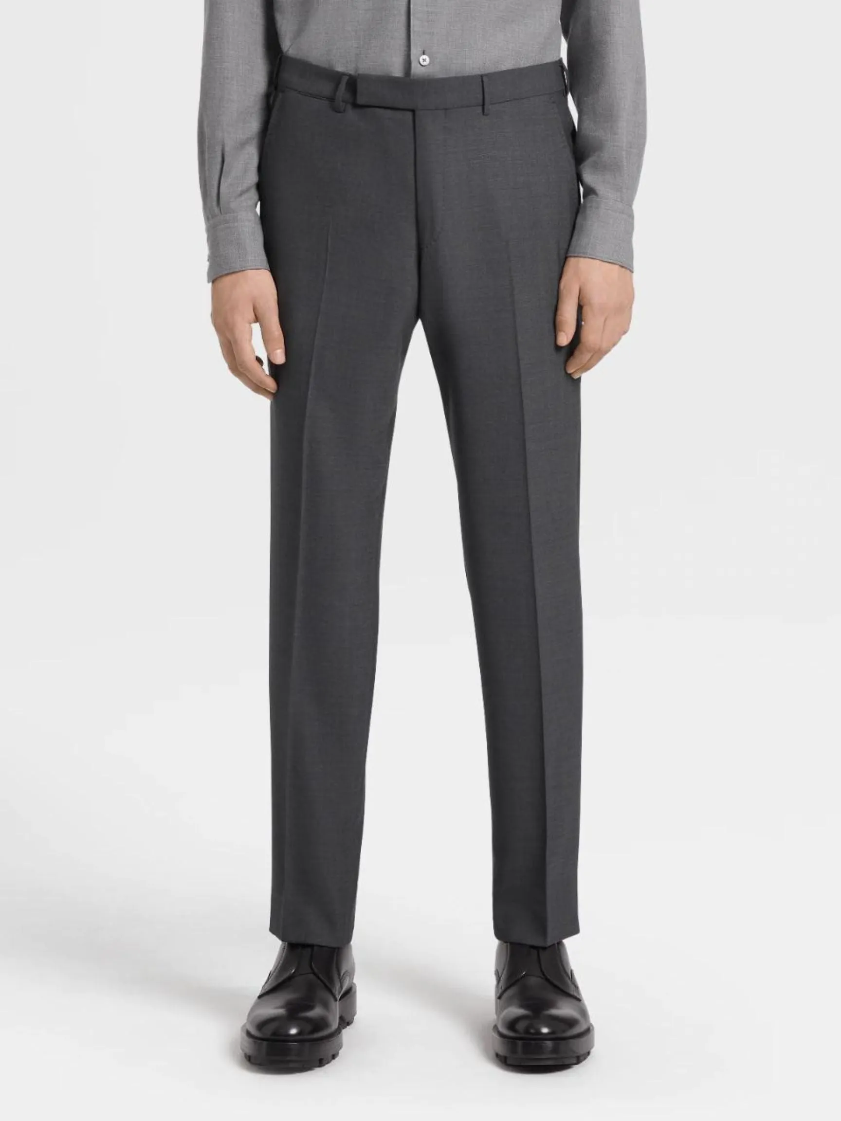 Dark Grey High Performance Wool Pants