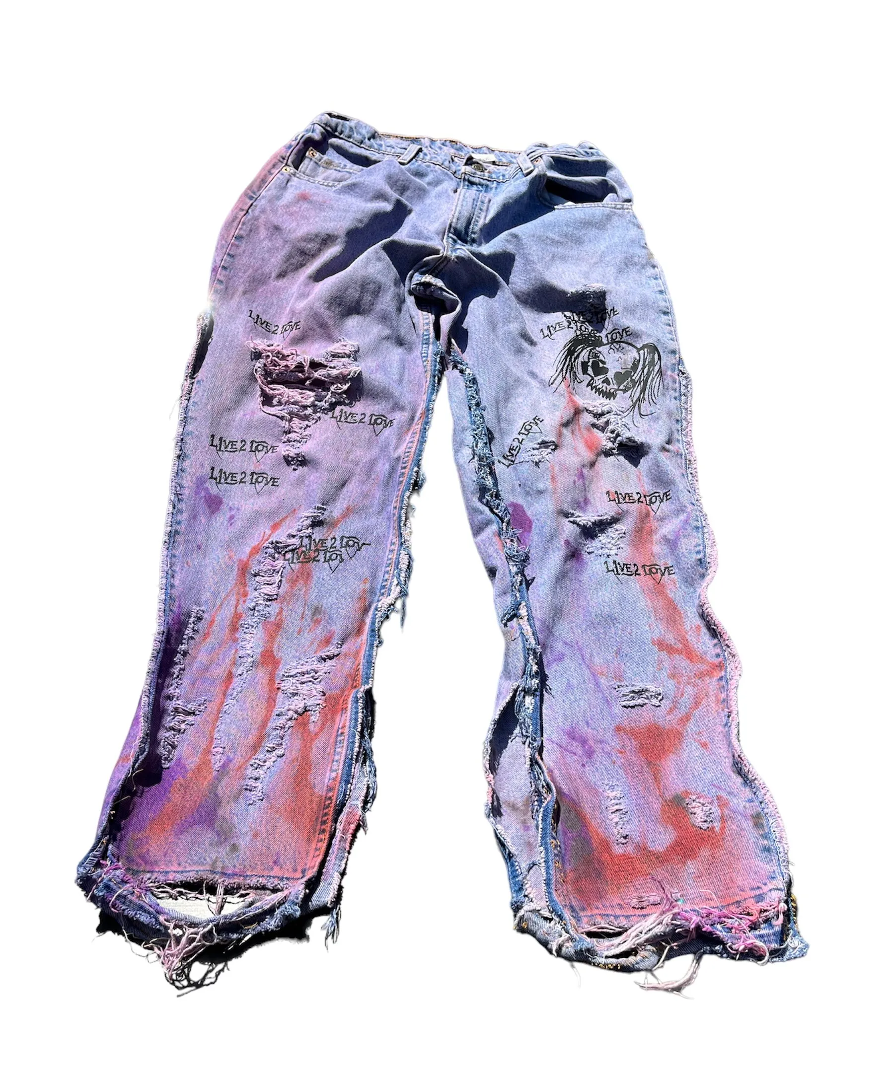 Denim Dyed Jeans