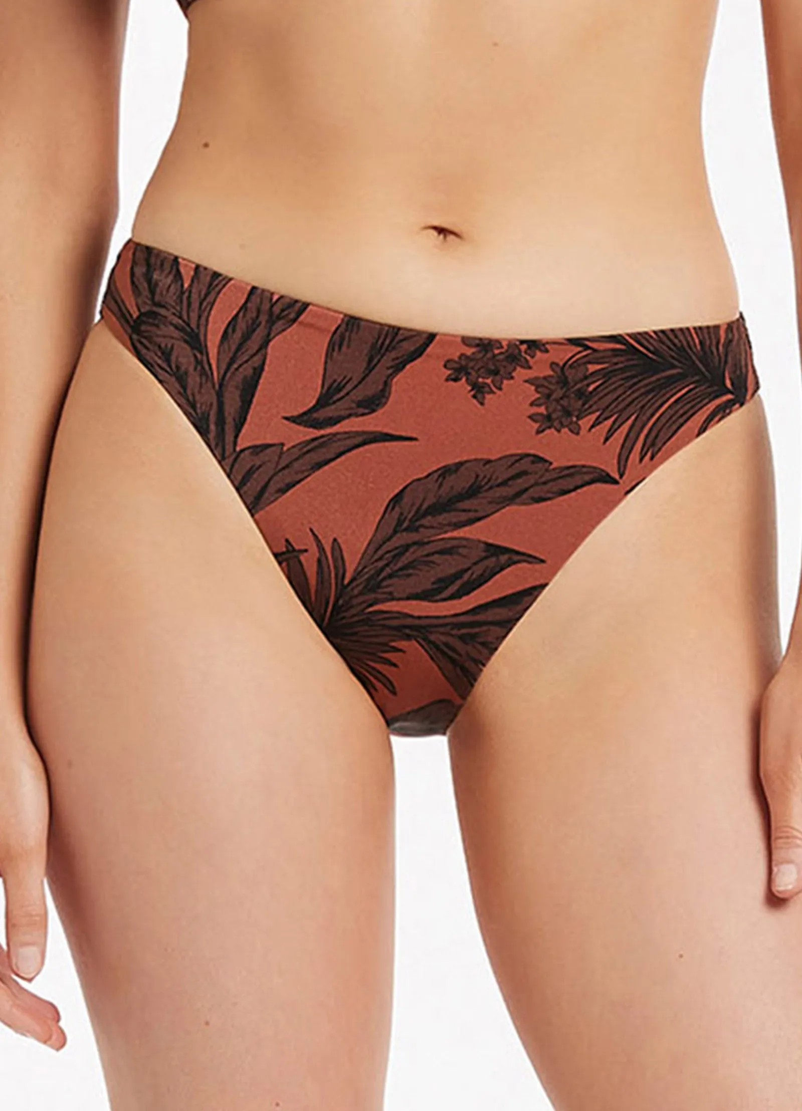 Desert Palm High Leg Pant - Terracotta