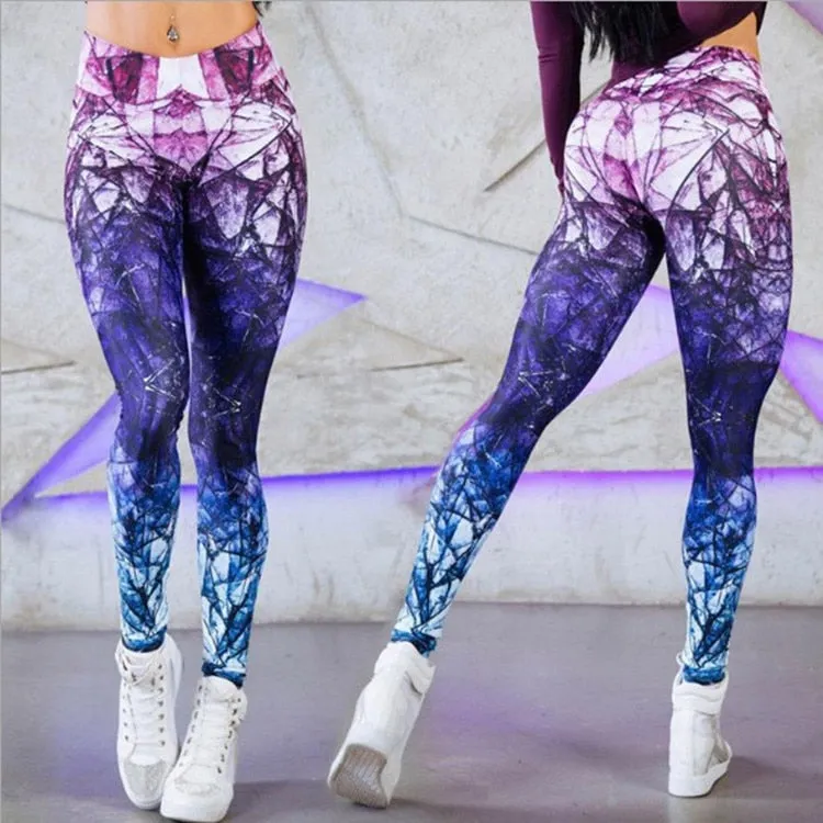 Digitally Fit Printed Leggings