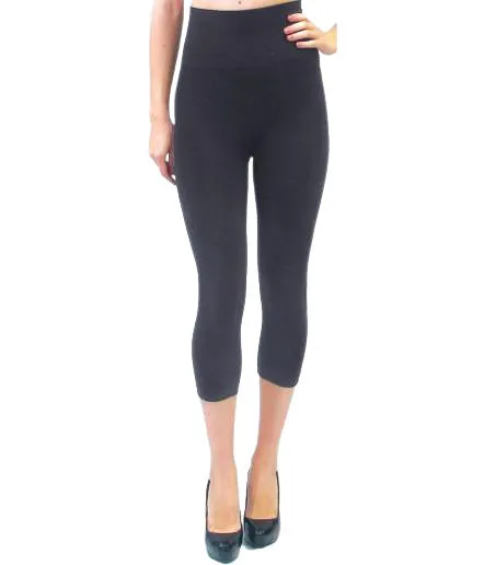 Elietian High Waisted Seamless Traditional CROP Leggings