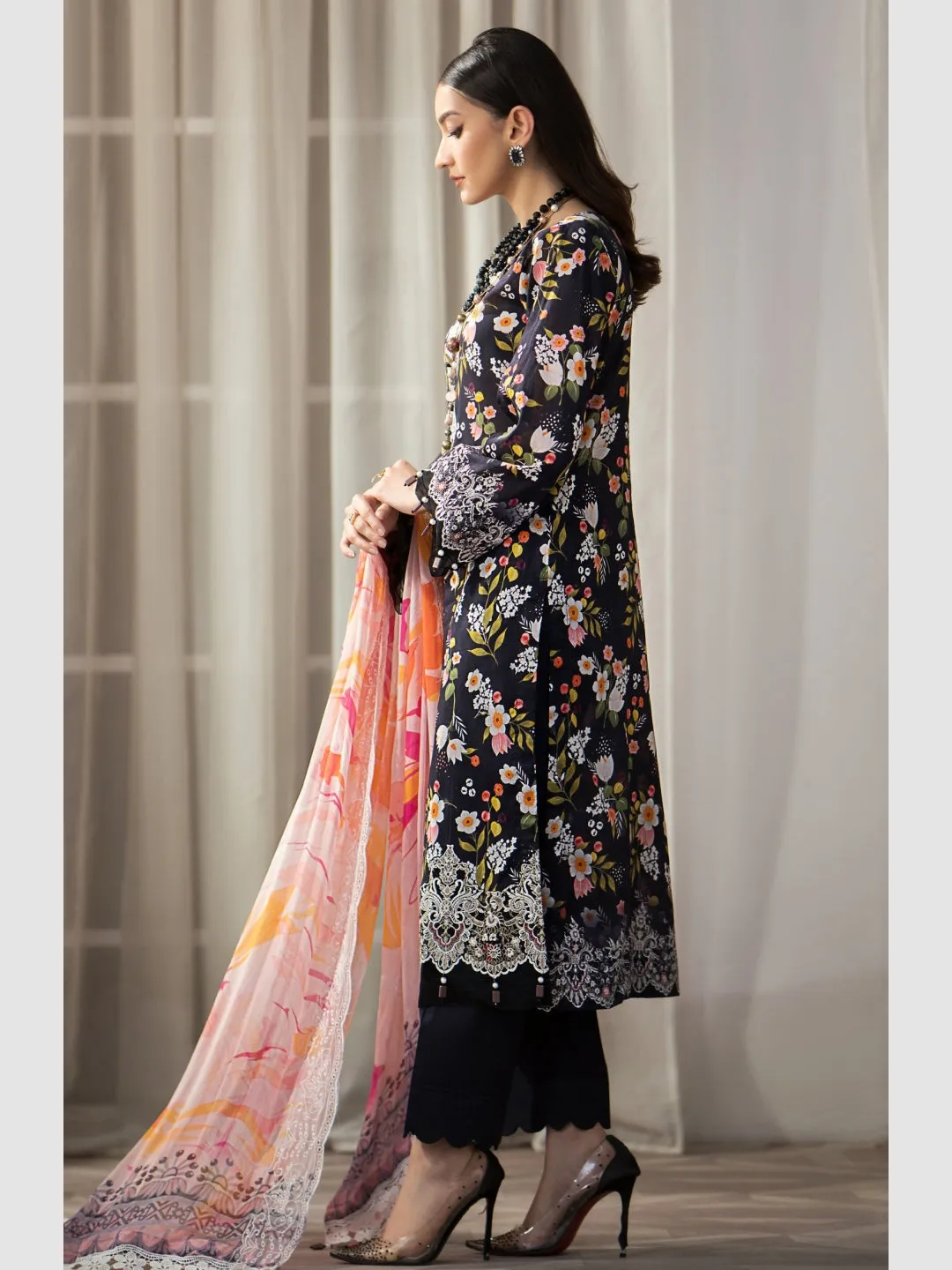 Embroidered Cambric Chikankari