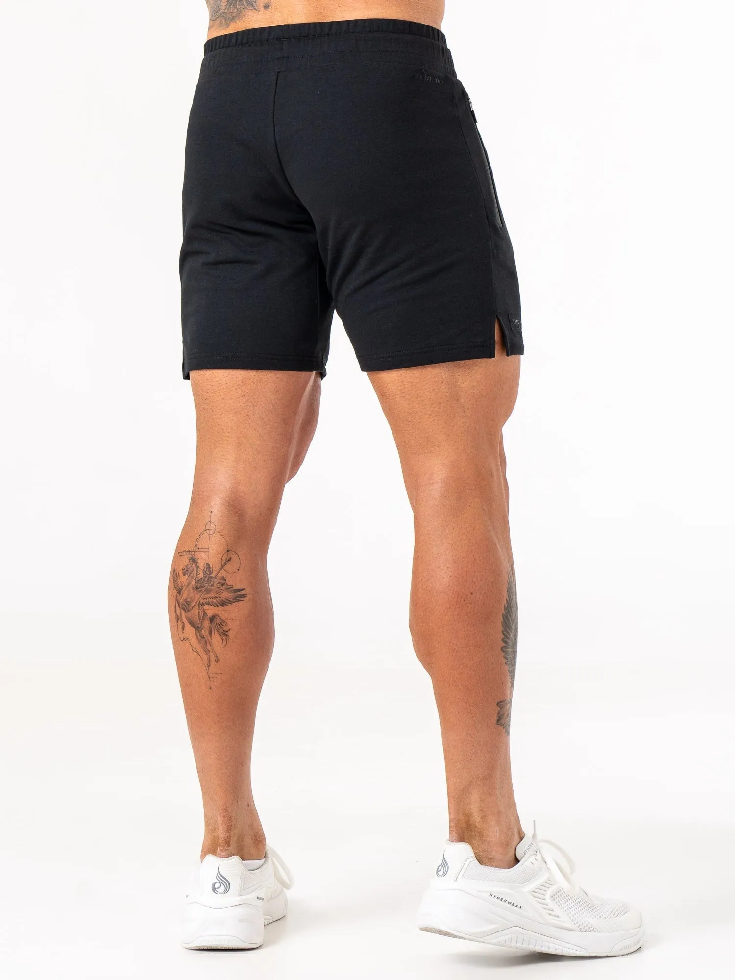 Endurance Track Shorts - Black