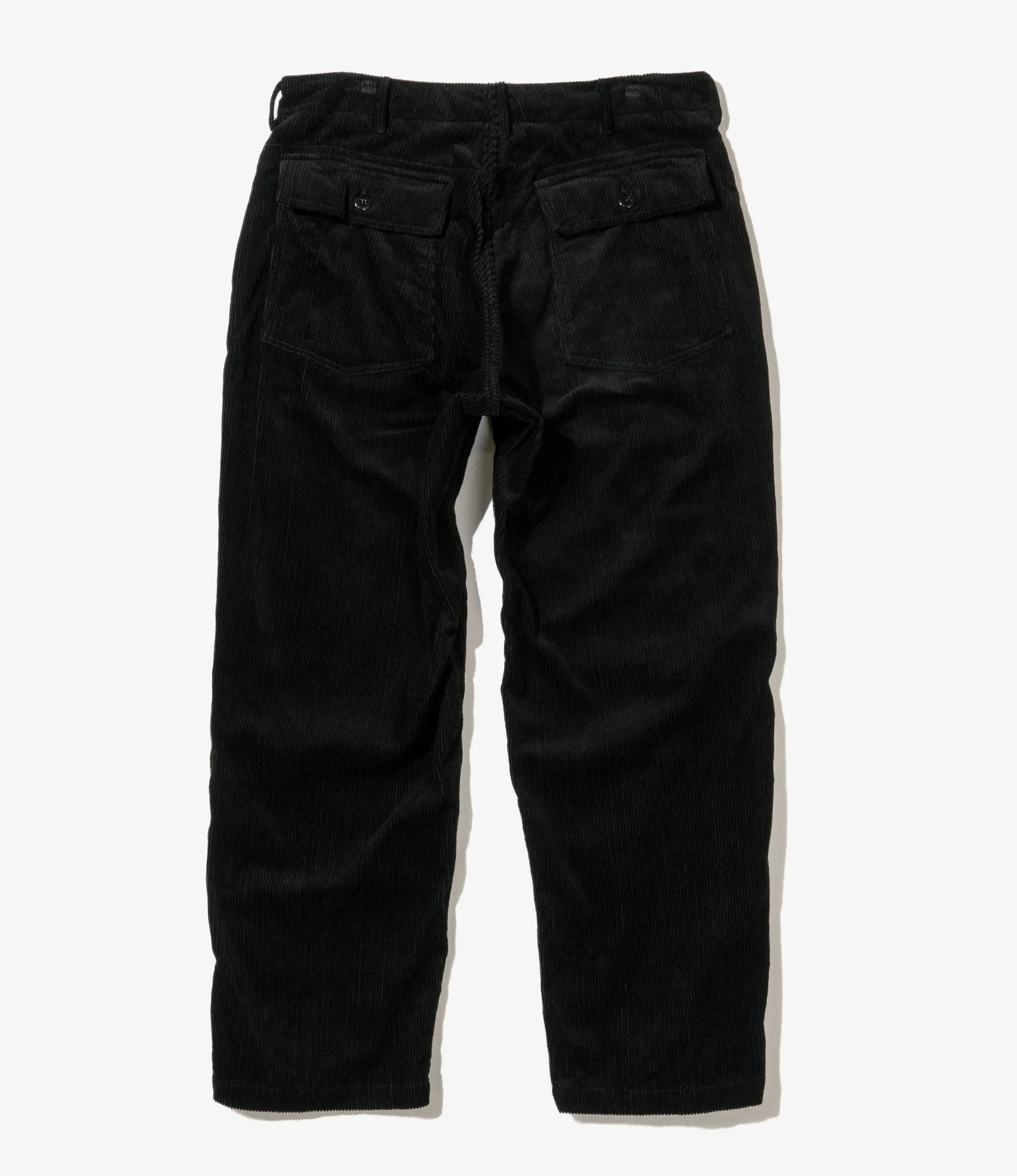 Engineered Garments Fatigue Pant - Black Cotton 8W Corduroy