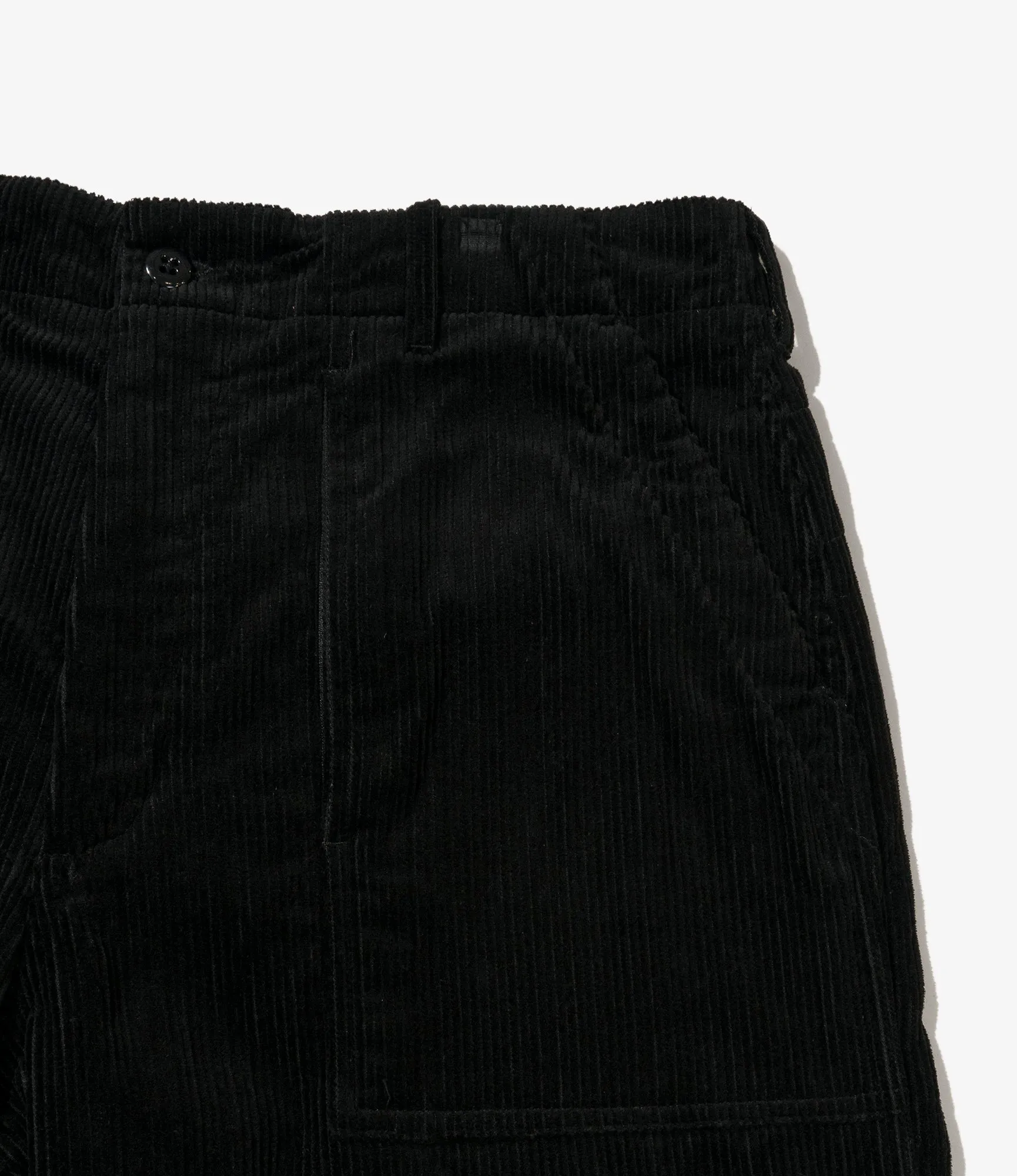 Engineered Garments Fatigue Pant - Black Cotton 8W Corduroy