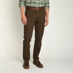 Field Canvas Five-Pocket - Dark Brown