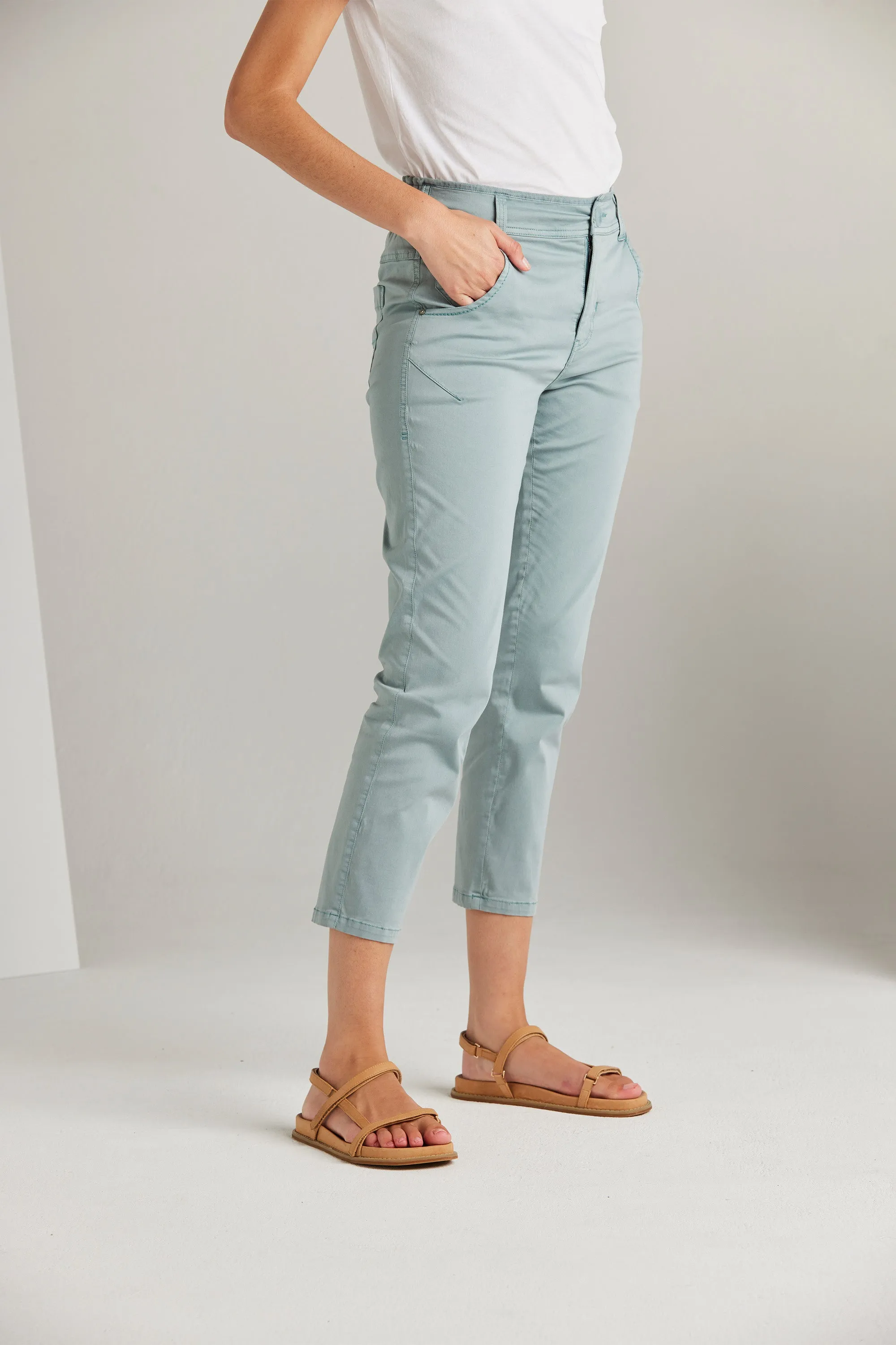 Flint 7/8 Pant - Seafoam Green