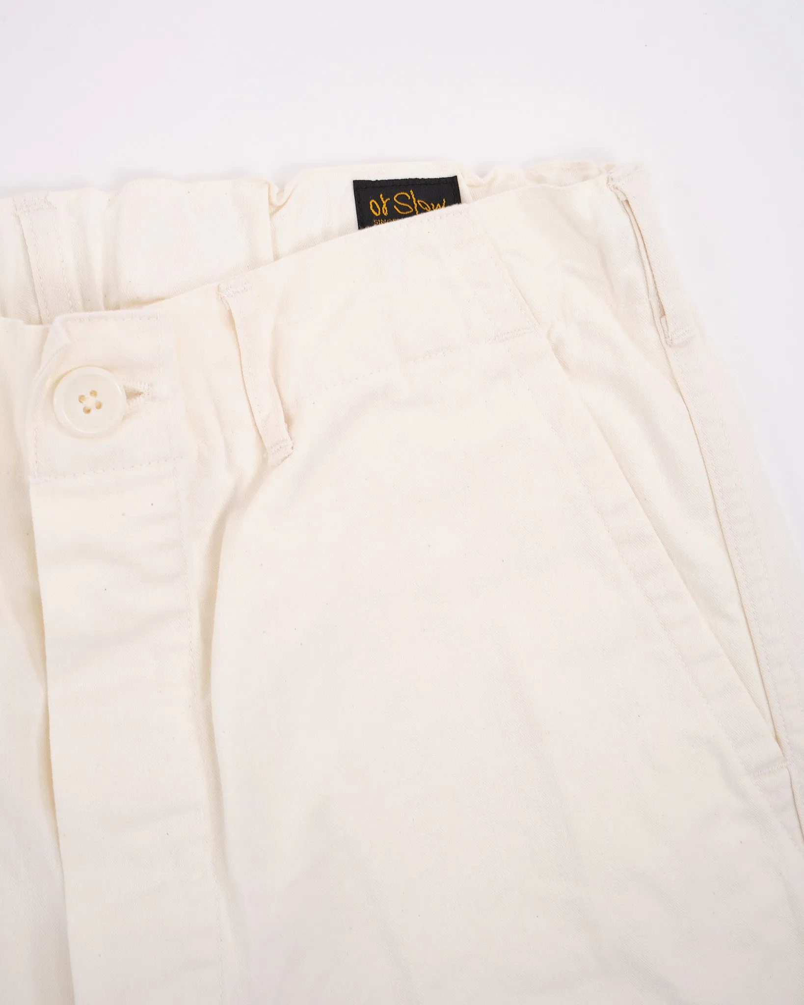 FRENCH WORK PANTS ECRU