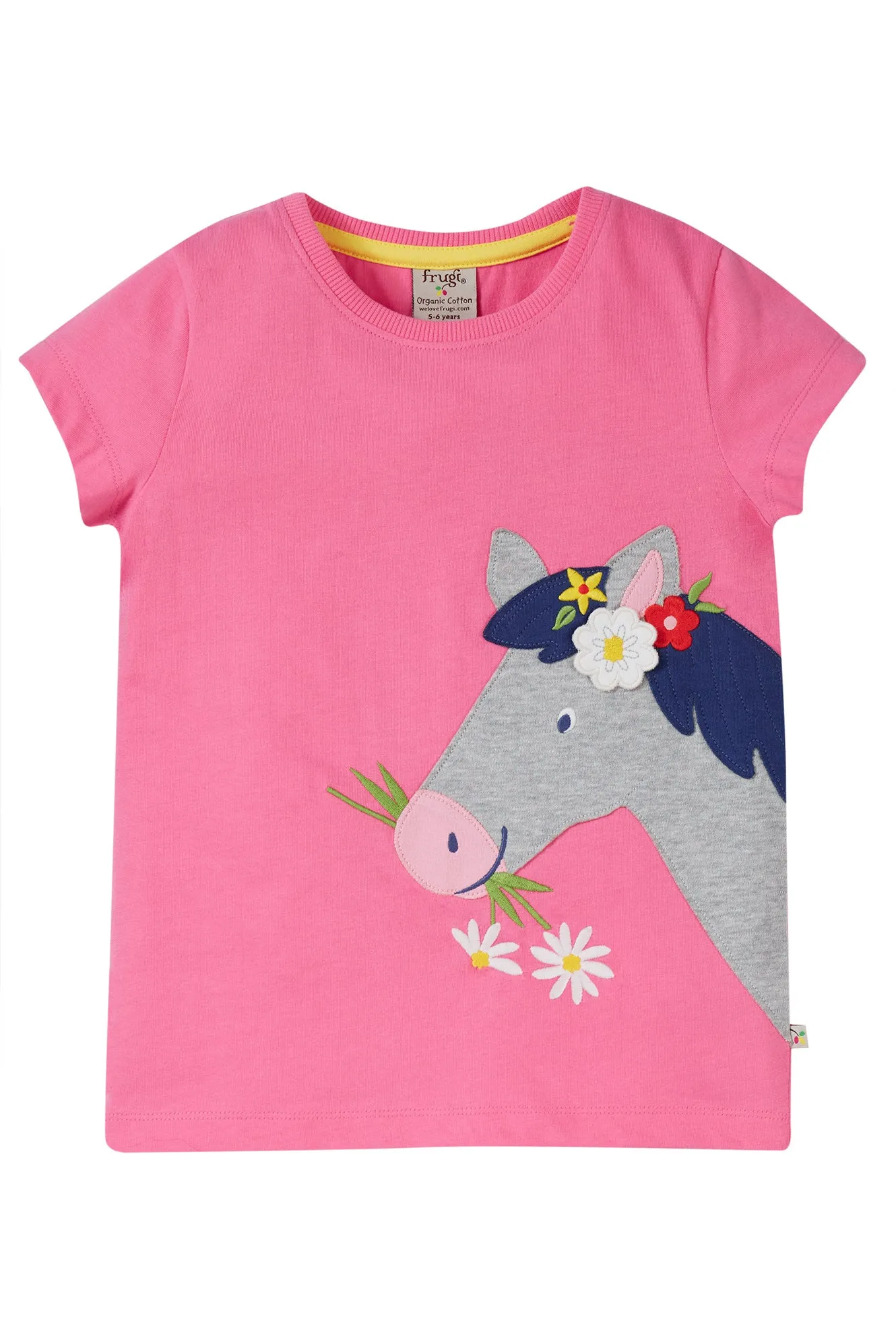 Frugi Girls Elise Applique Top