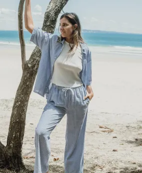 Gigi Linen Pant | Stripe